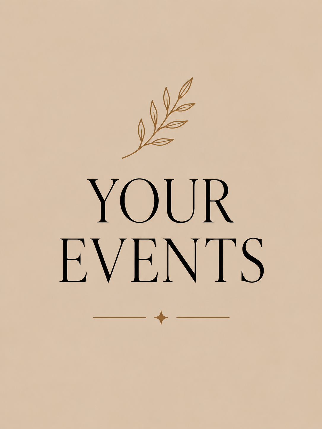Your events