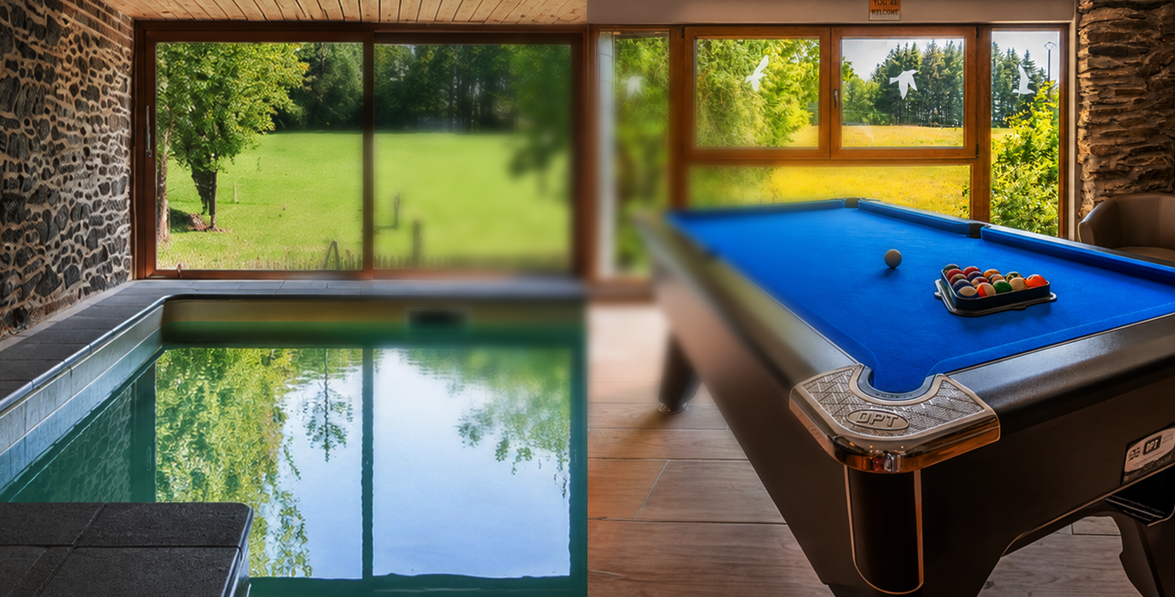 Villa Hérisson, votre gîte familial avec piscine intérieure à Vresse-sur-Semois