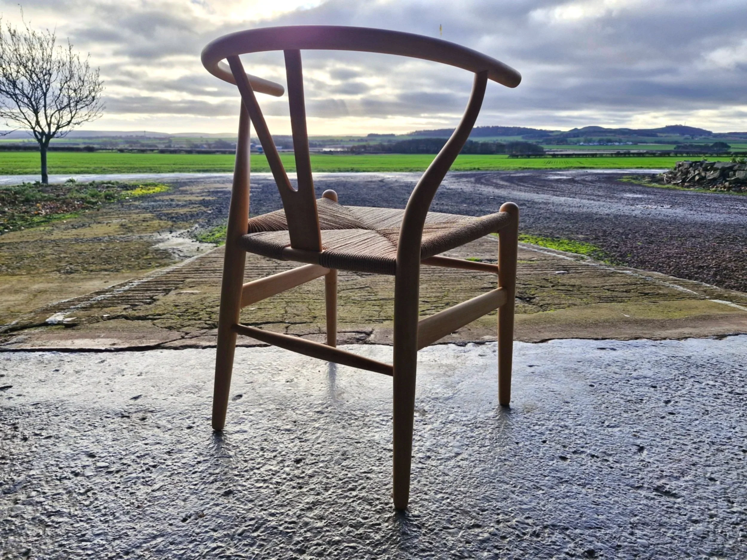 Wishbone Chair / Woven Furniture Restoration