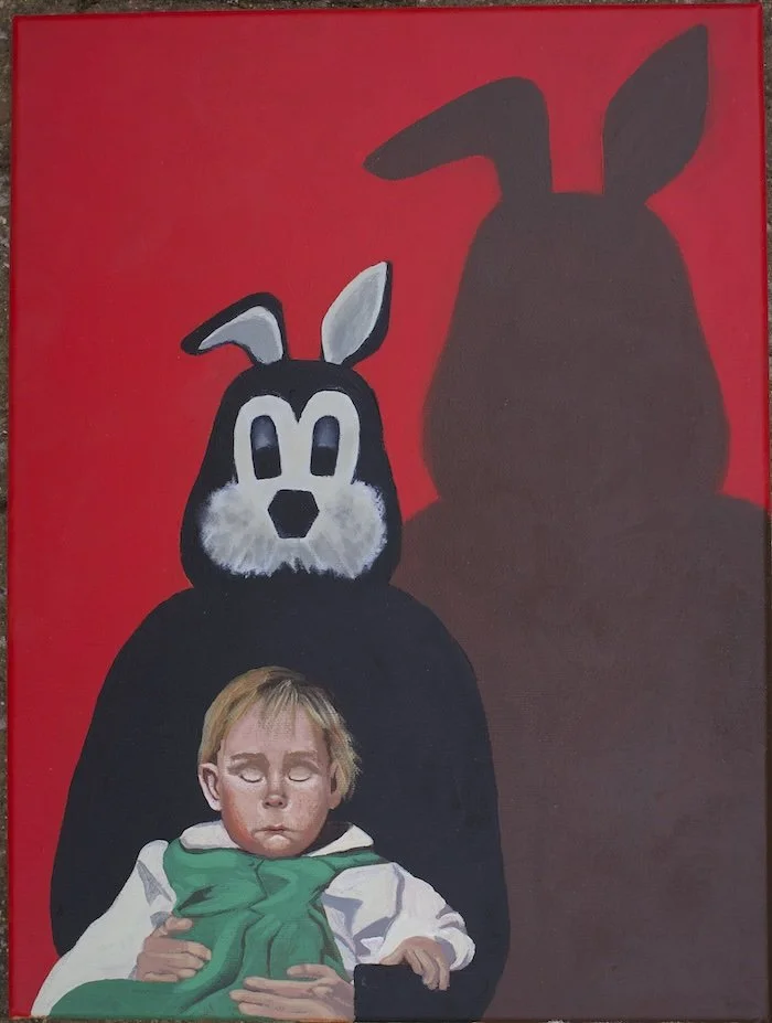 Acrylic on canvas.