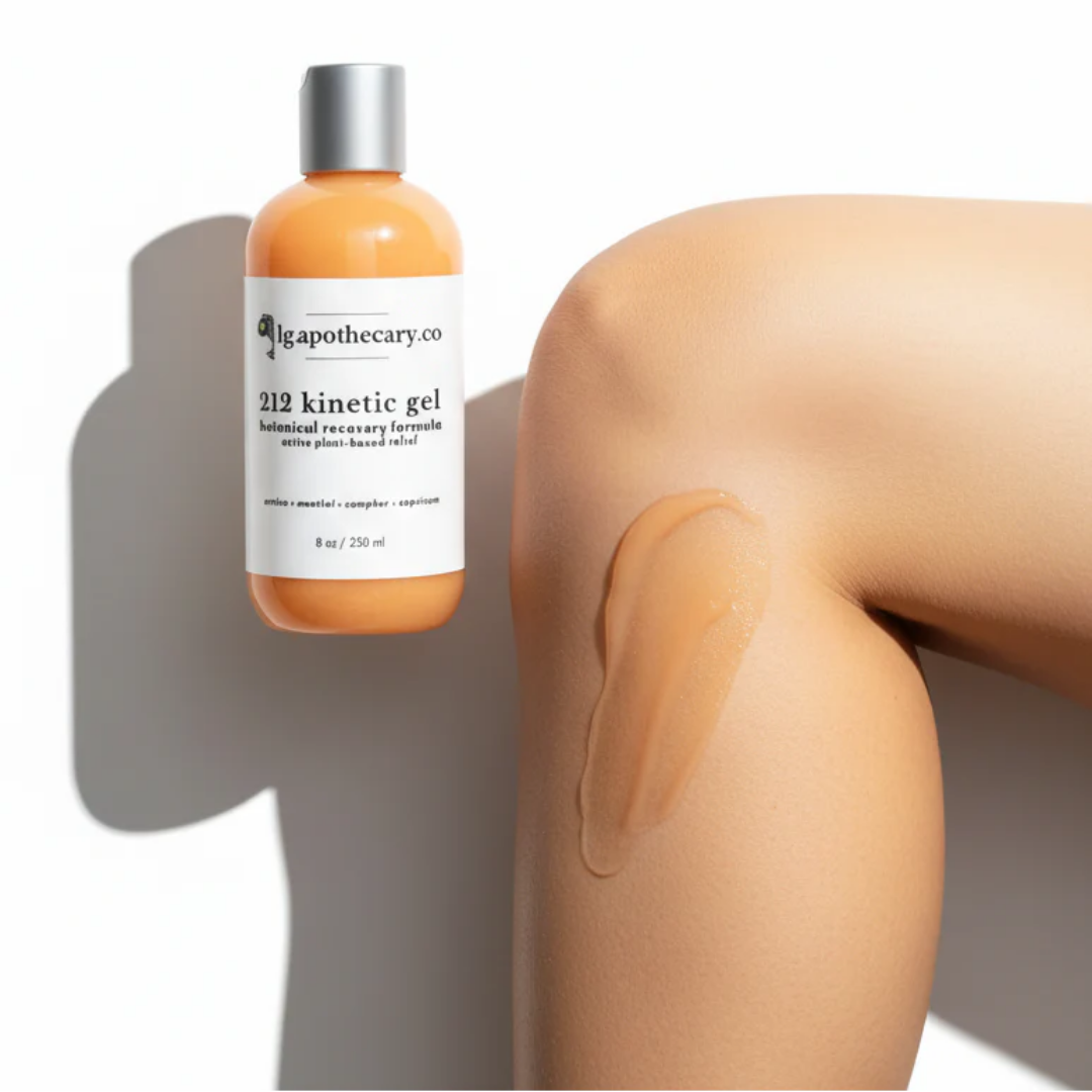 lg apothecary co 212 kinetic gel application image on knee
