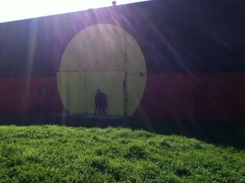 Redfern Aboriginal flag mural