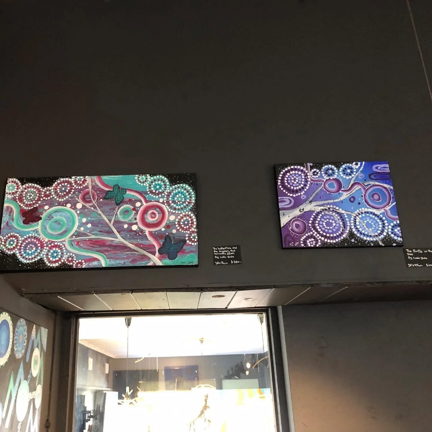 Gallery wall at Bilingarra.