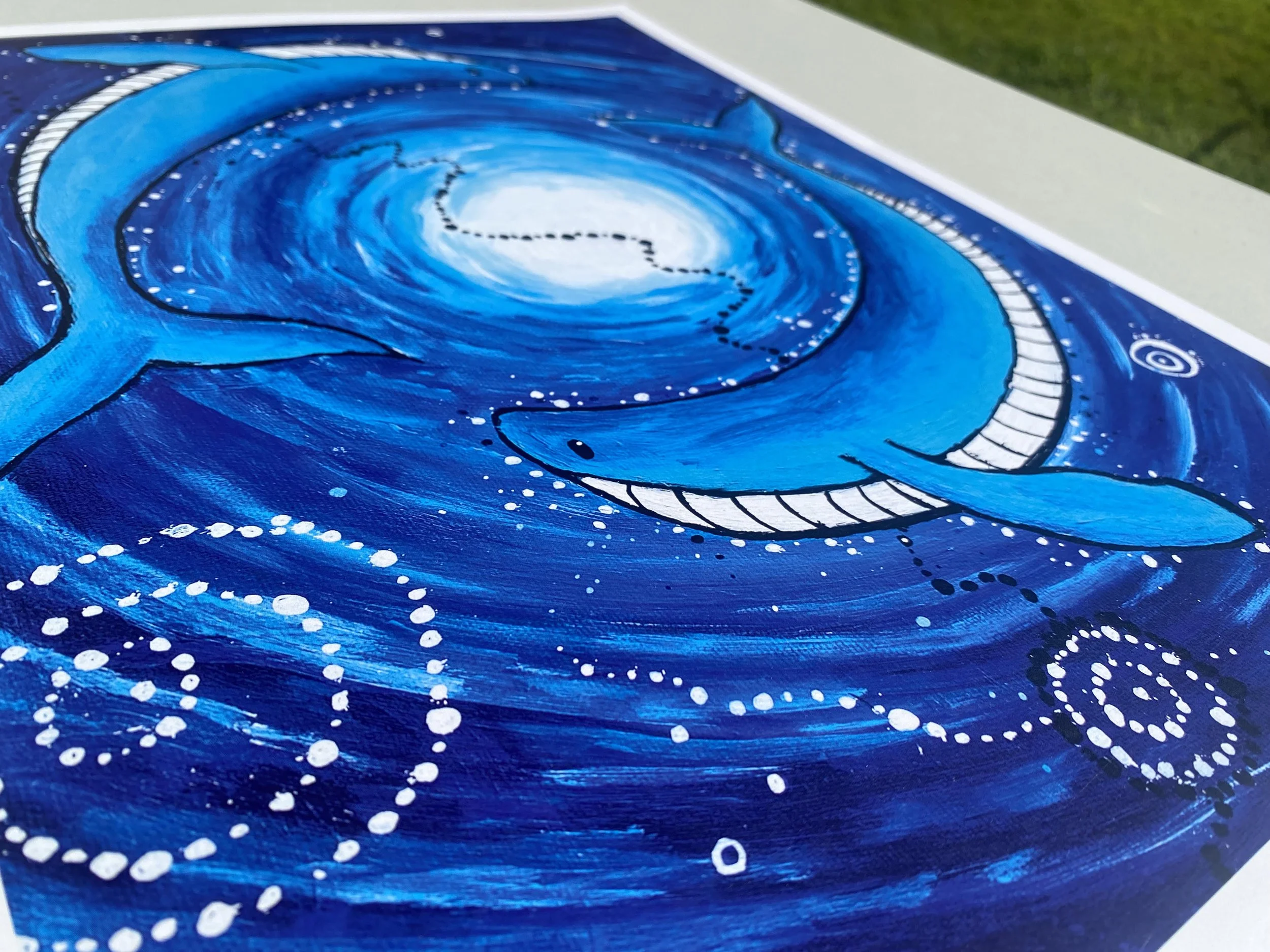 The Whales - print