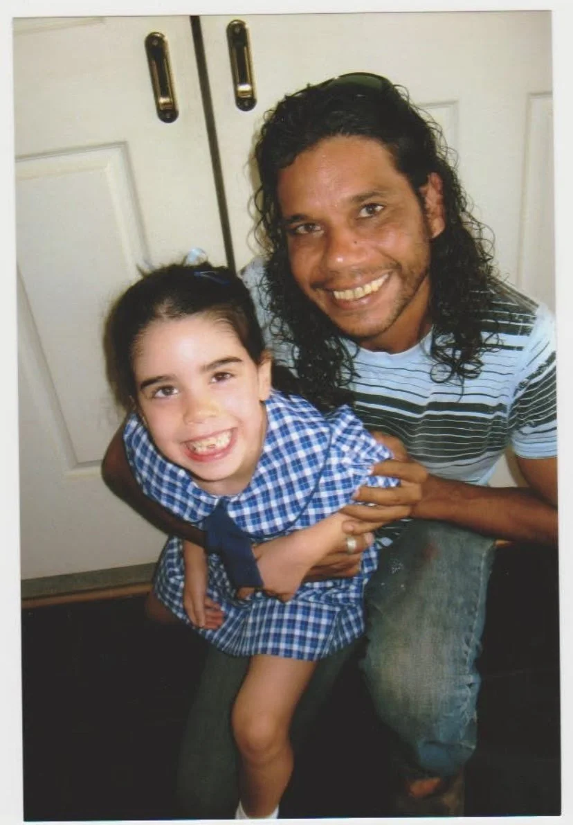 Coda Ridley and her dad.