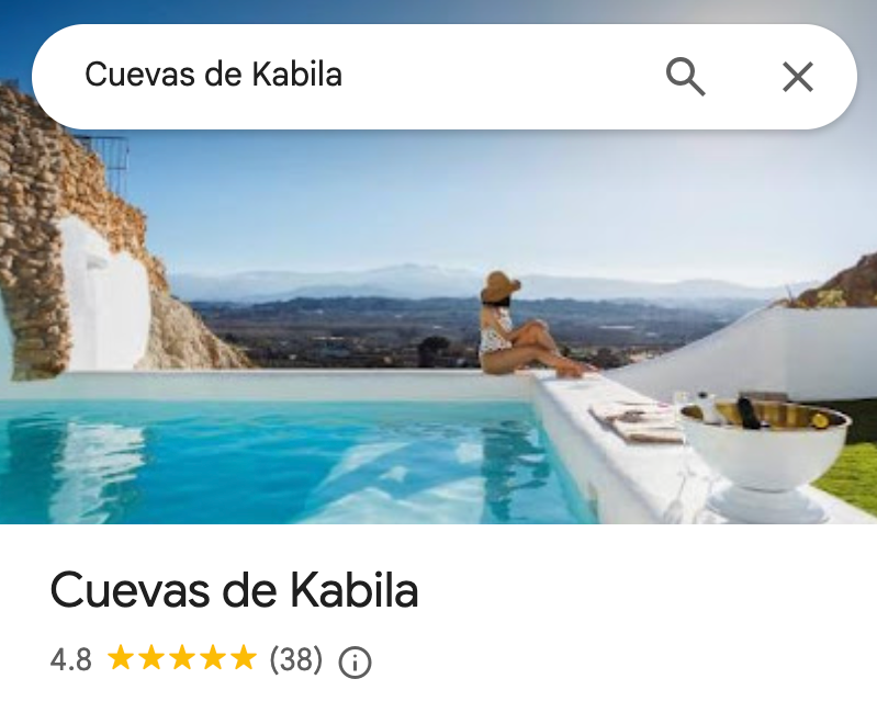 Reseñas de Cuevas de Kabila, alojamientos cueva en Benalúa de Guadix con piscina privada y vistas al paisaje.