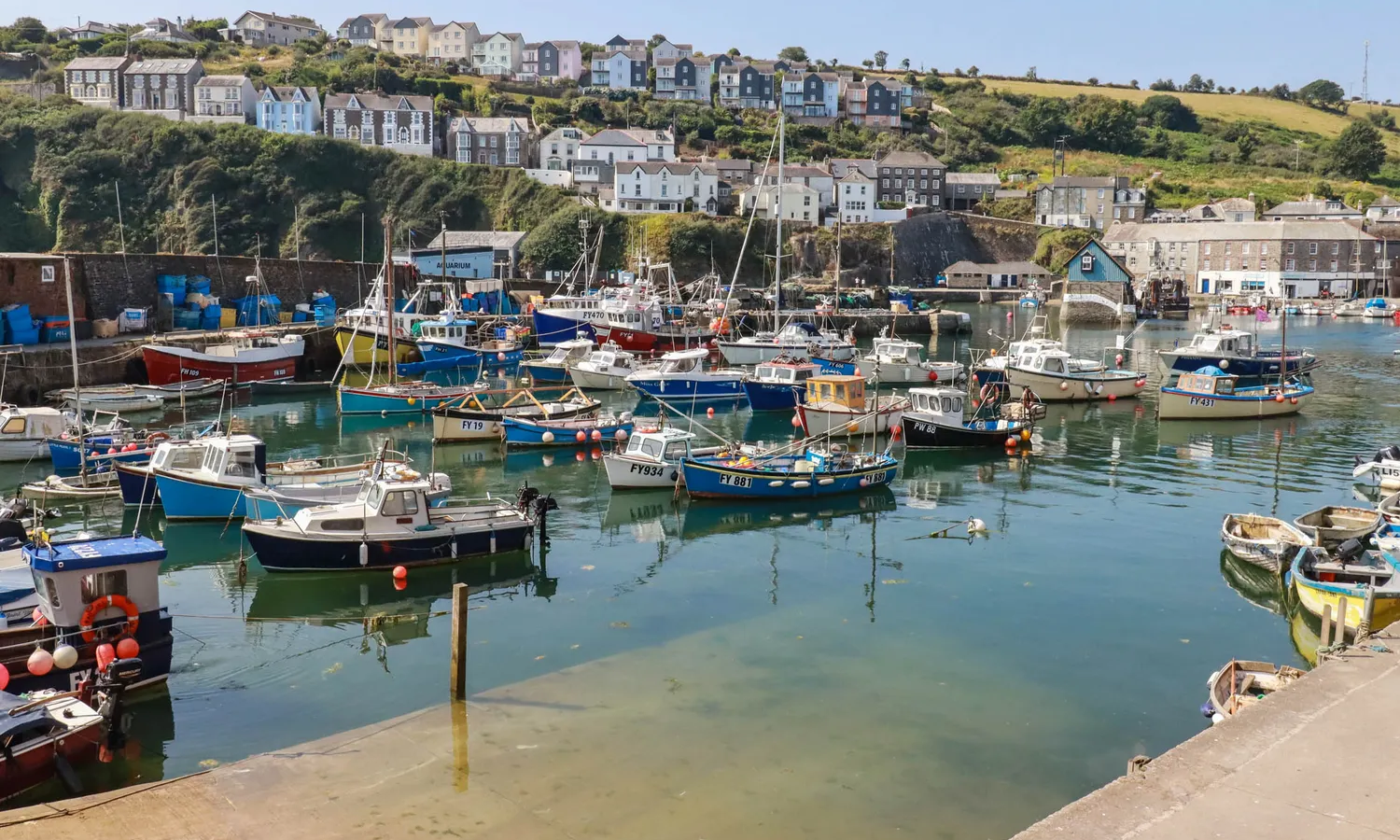 The local harbour that Stones Throw Cottage