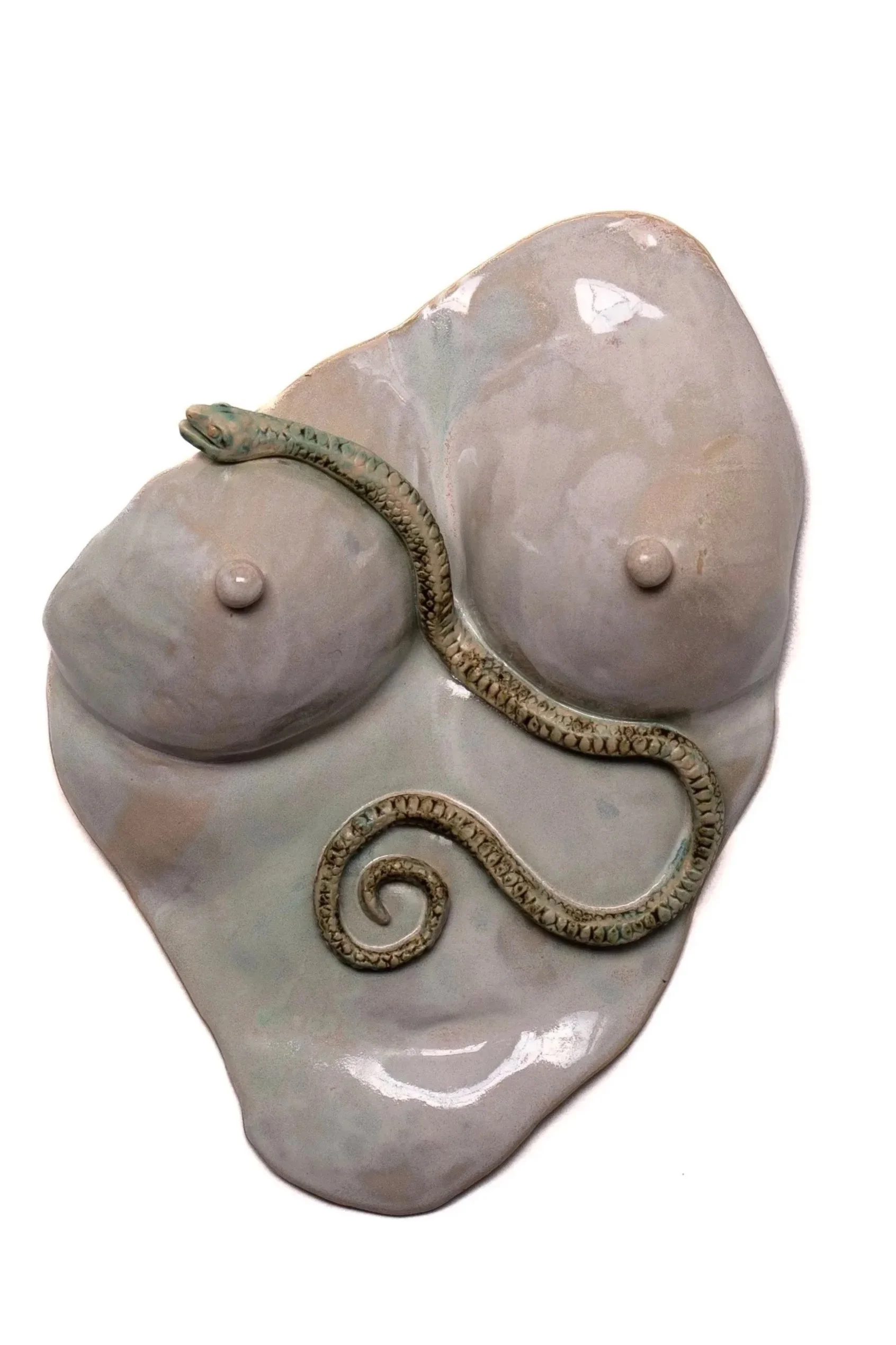 Femme feral | Stoneware, glaze | 36 x 26 x 10 cm