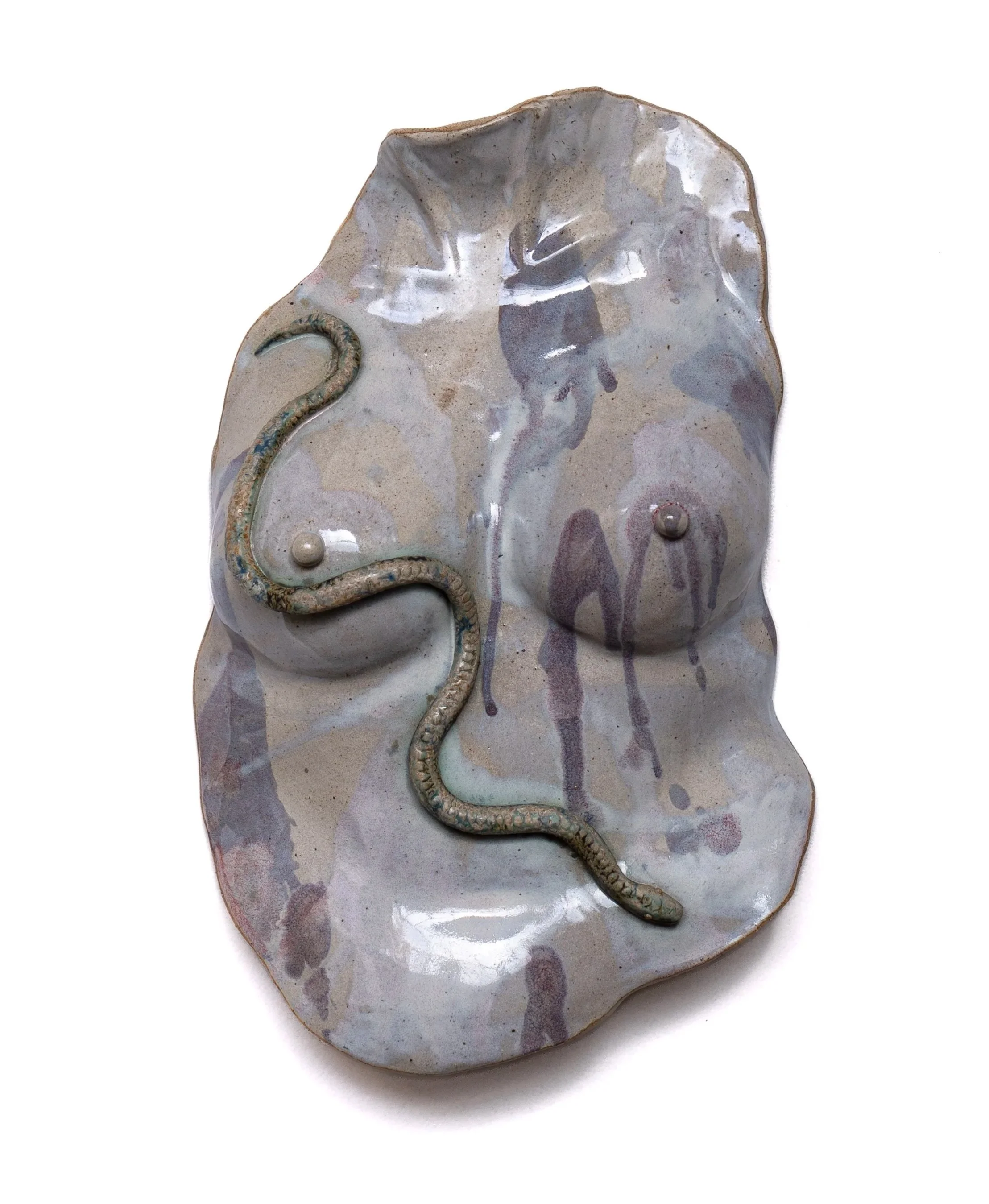 Angelic hiss | Stoneware, glaze | 47 x 29 x 12 cm