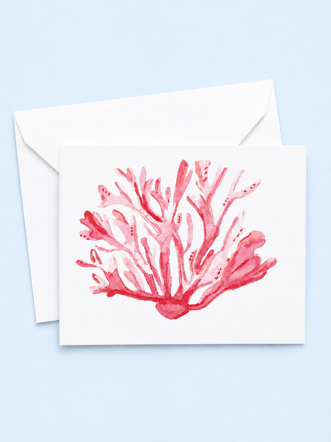 Blushing Coral Stationary, Set of 6