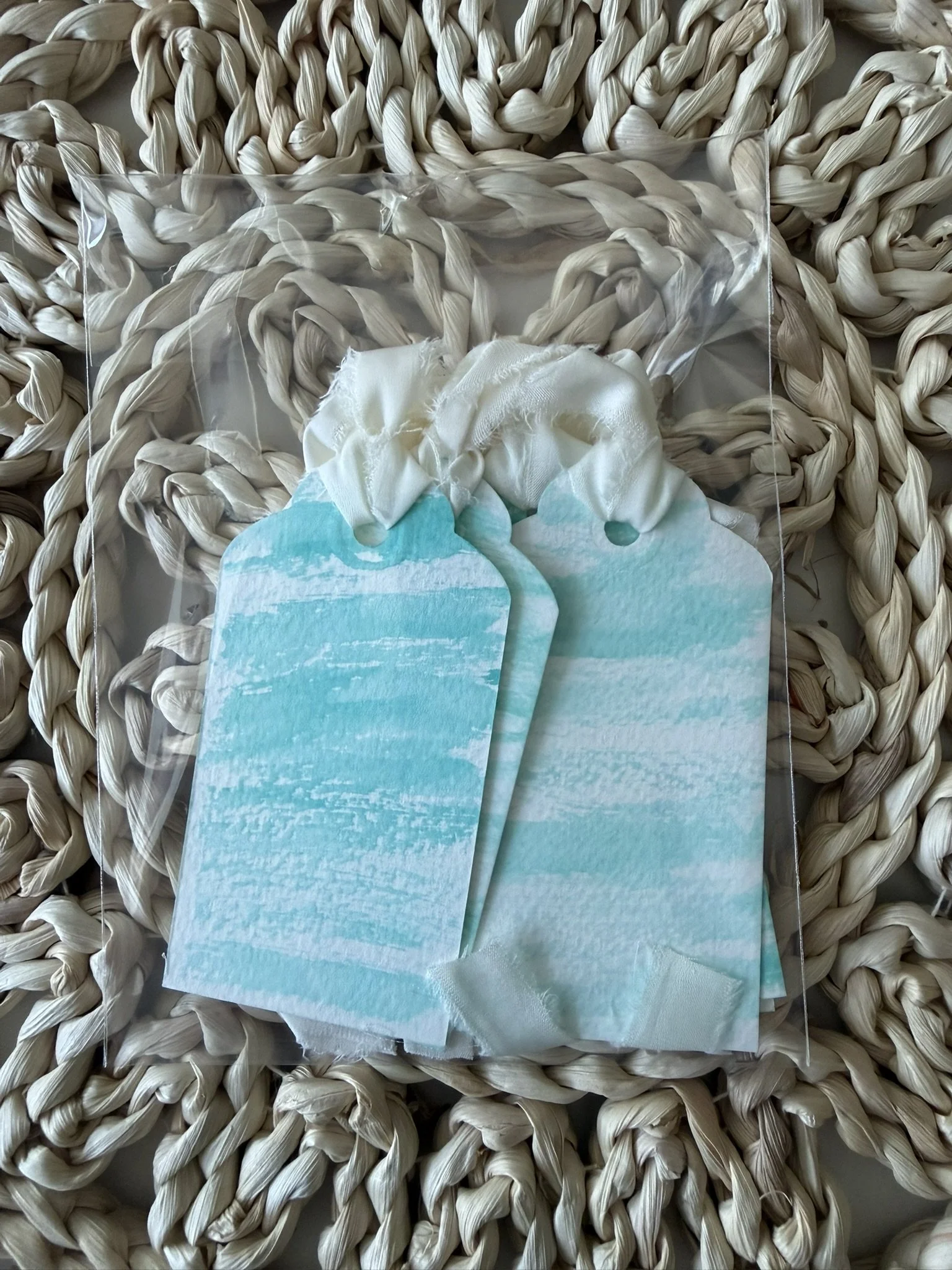 Watercolor Gift Tags- Brushstroke