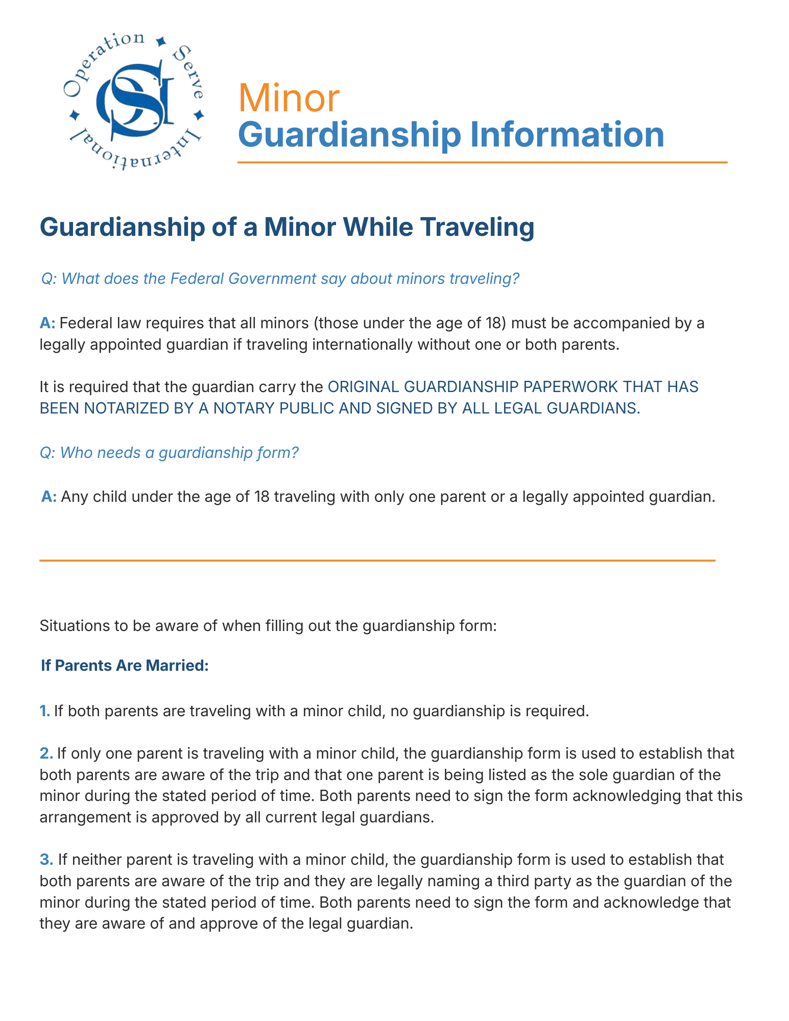 OSI Guardianship of a Minor Information