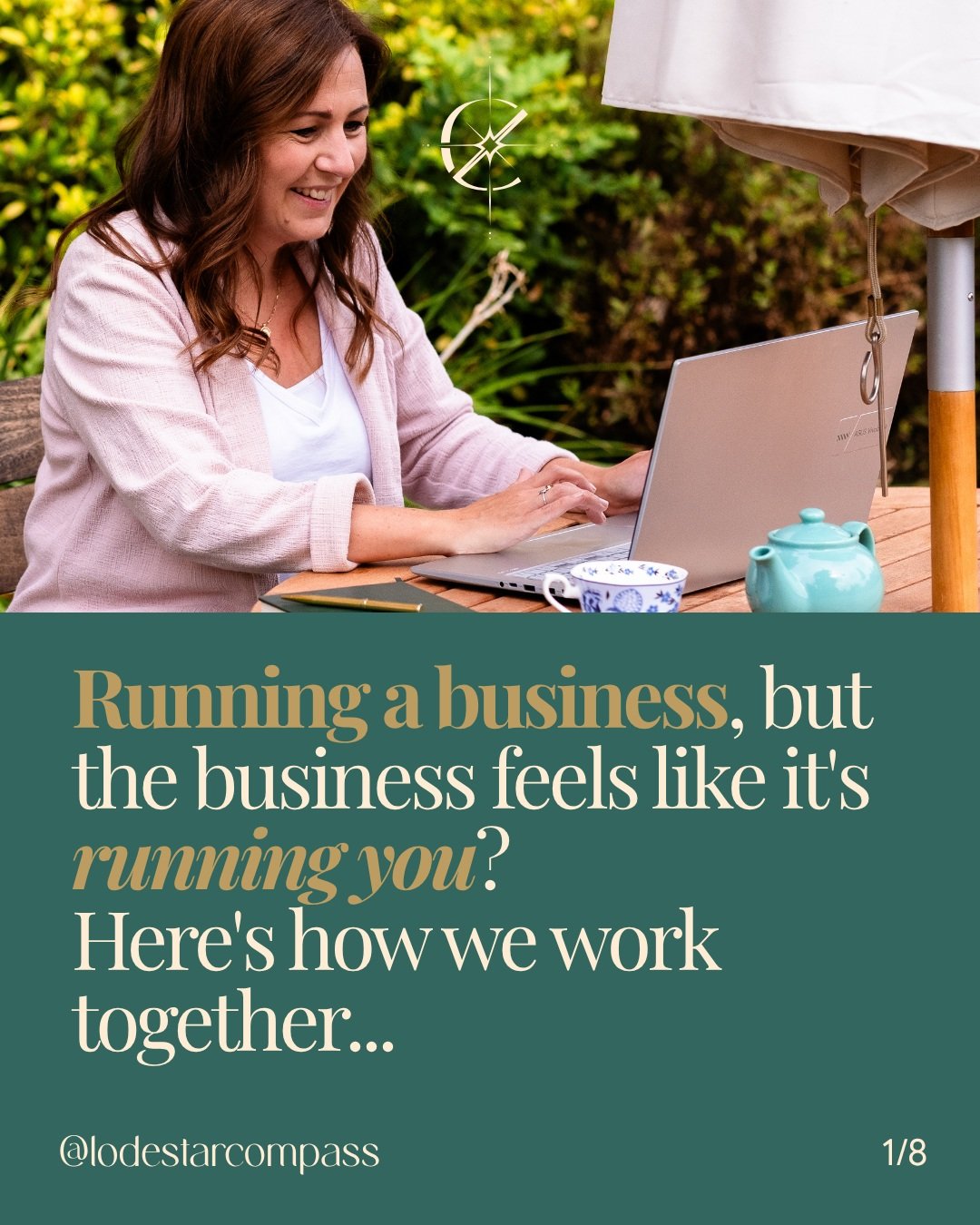 The website is LIVE!

And so is the launch offer (check out the last slide).

You've met the Compass over the last two weeks. Now here's how to work with it - starting off with the Business Support offering.

Whether you need to stop and think, clear