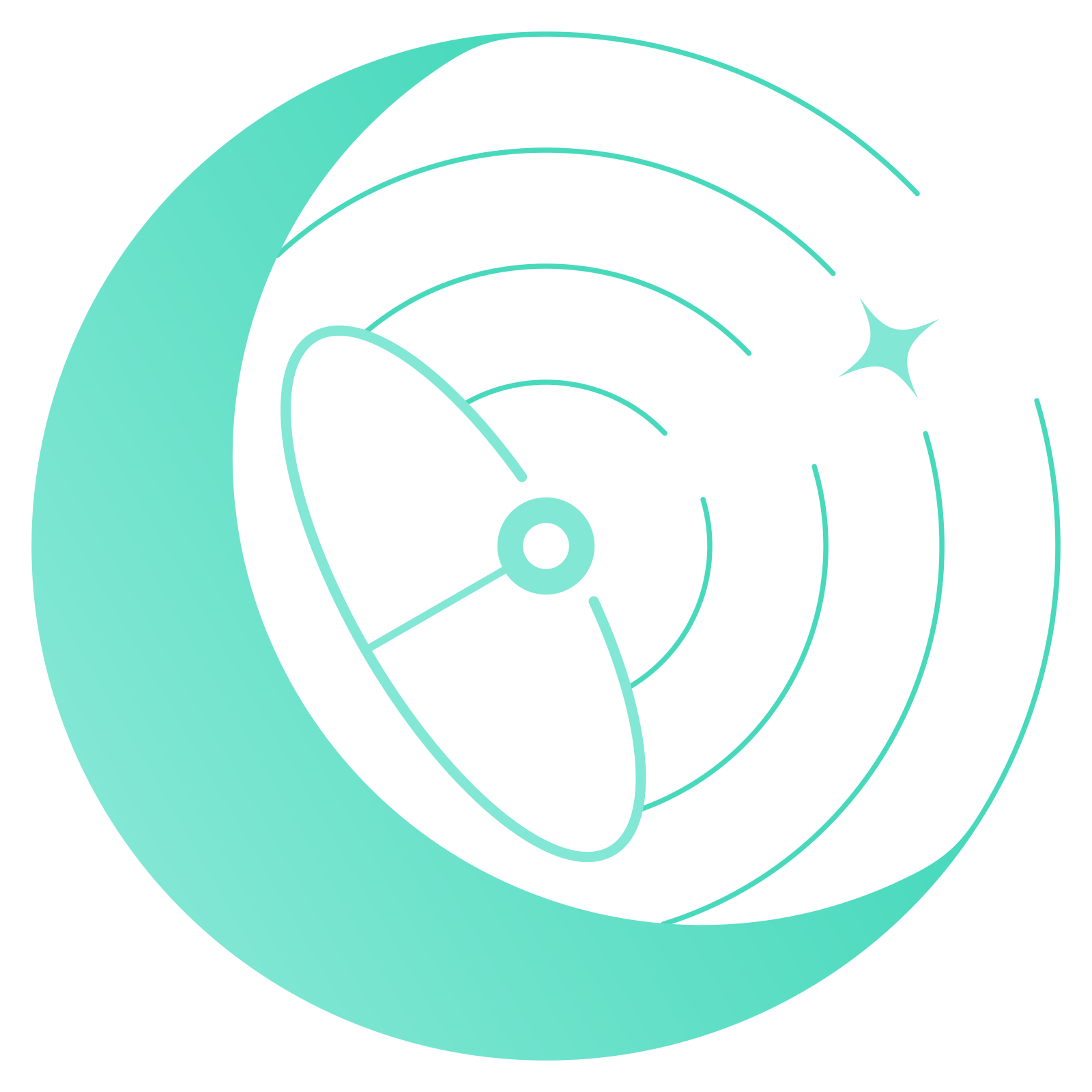 VETAX — a waning moon, antenna and signal star