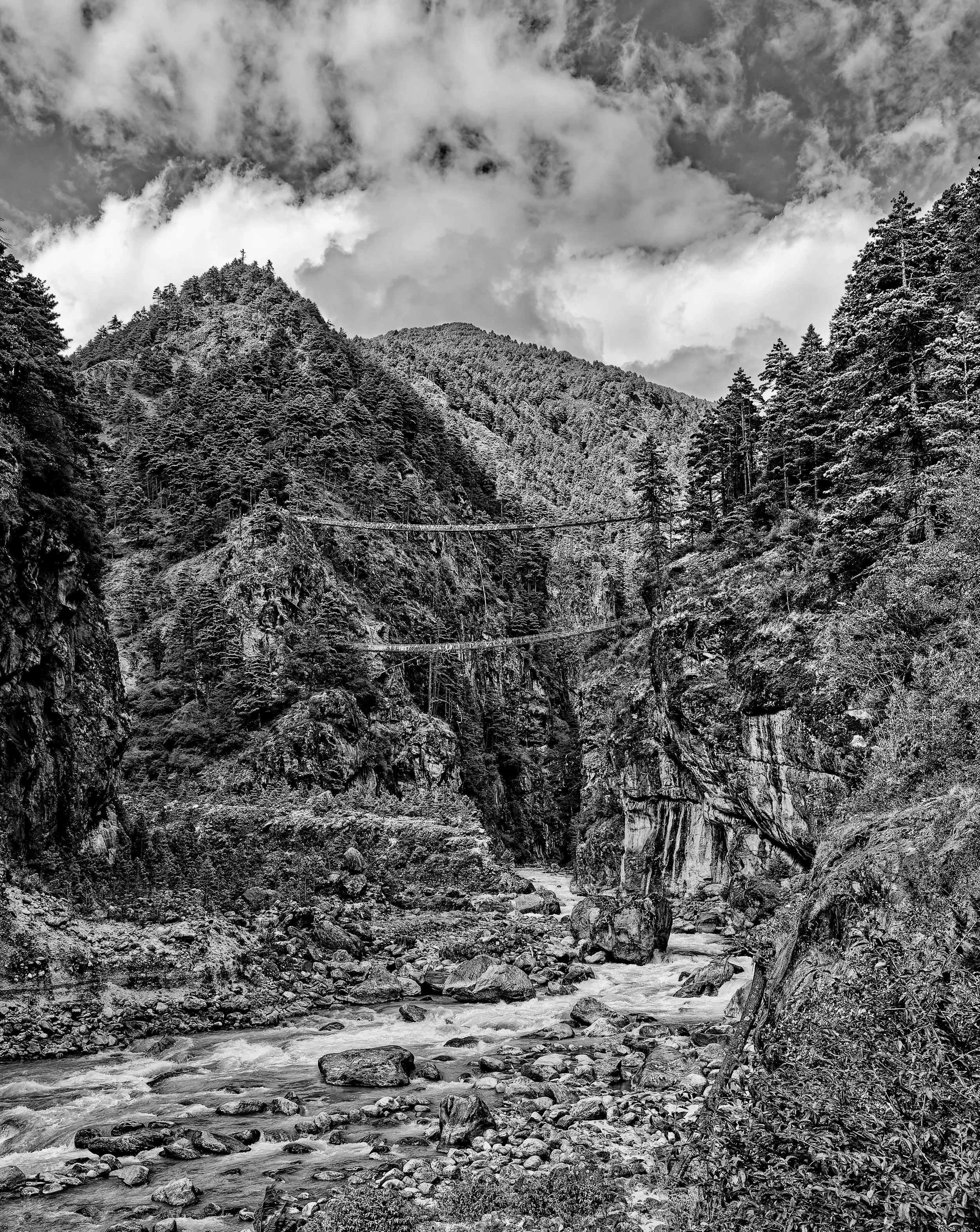 Winding through the Mountains