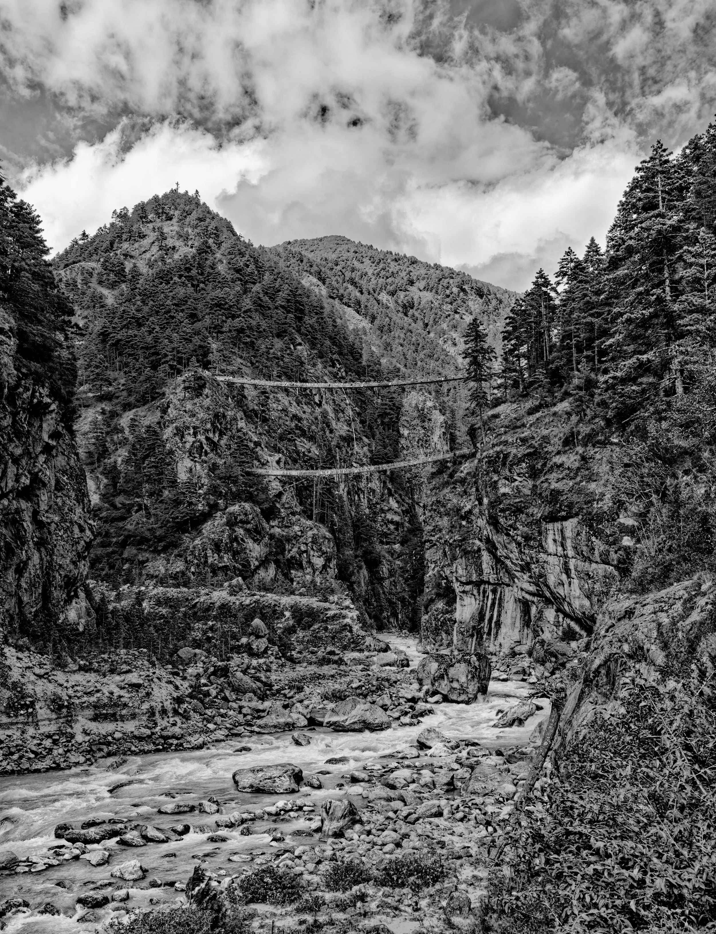Winding through the Mountains