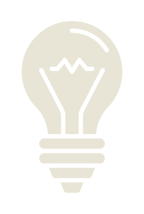 Illustration of a light bulb with a zigzag filament inside.