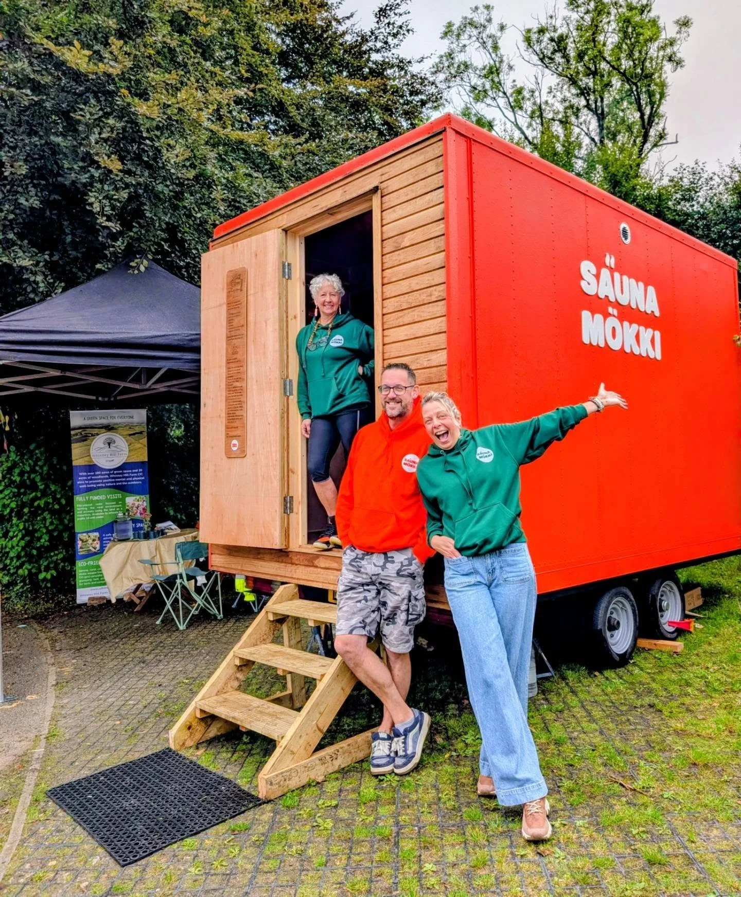 We are open! 🧡🎉

Come see us today at Halton Millfest!

You can book on the website or on arrival for sessions from 1-7pm. 

Discounted for our launch to &pound;10 for 45 mins. We have a cold plunge, sauna and the river! 

Whoop! 🧡🔥

#lancastersa