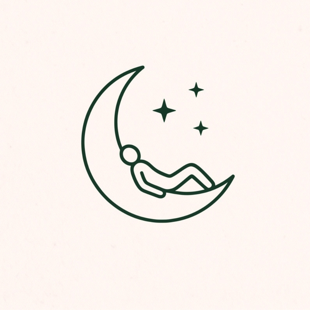 sleeping man icon