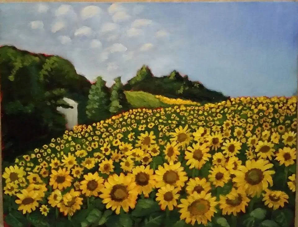 N Koski Sunflower Field 1 Oil.jpg