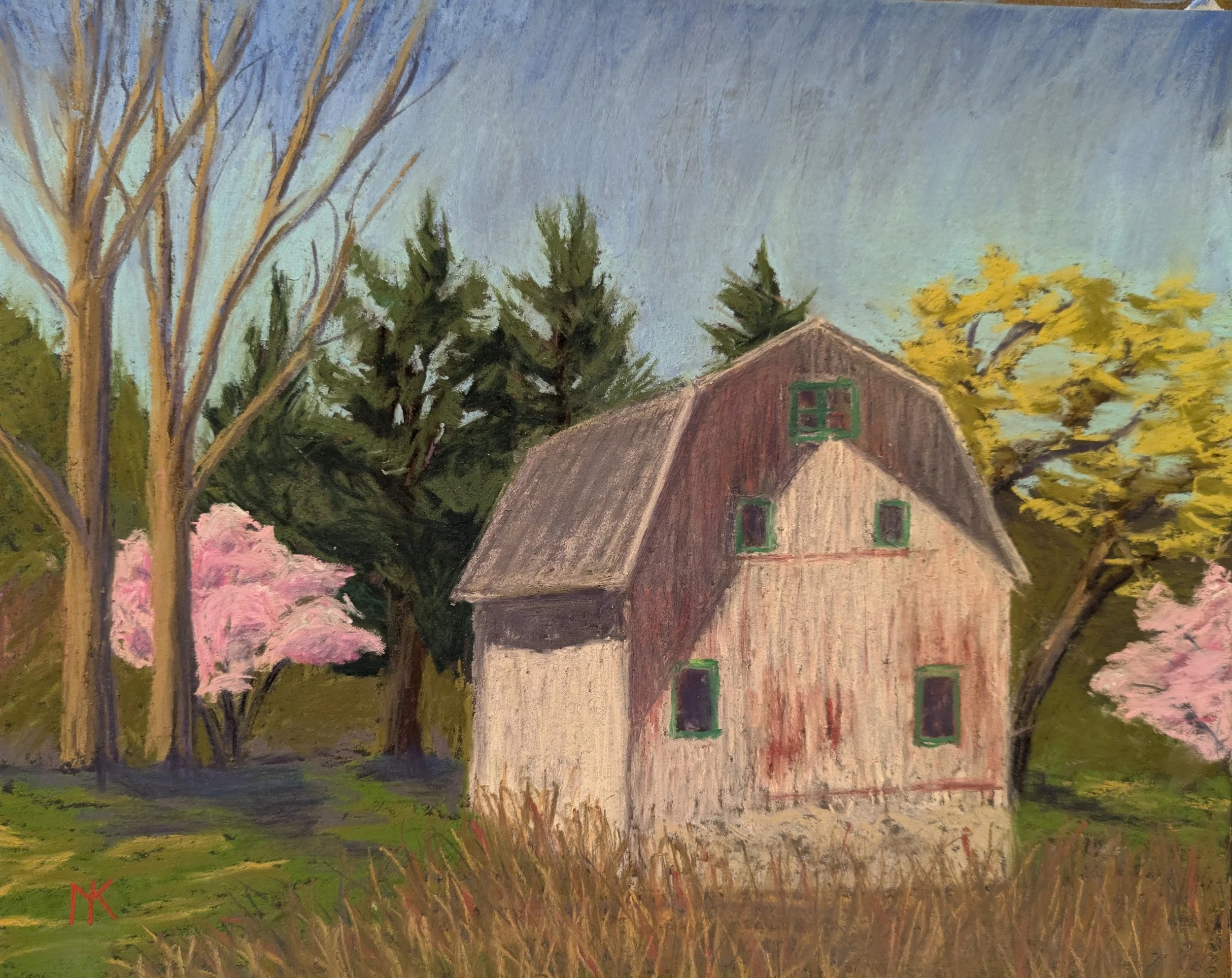N Koski Clark Barn Pastel.jpg