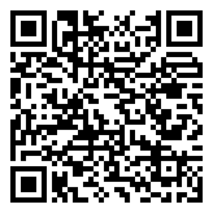 A QR code with a complex pattern of black and white squares.