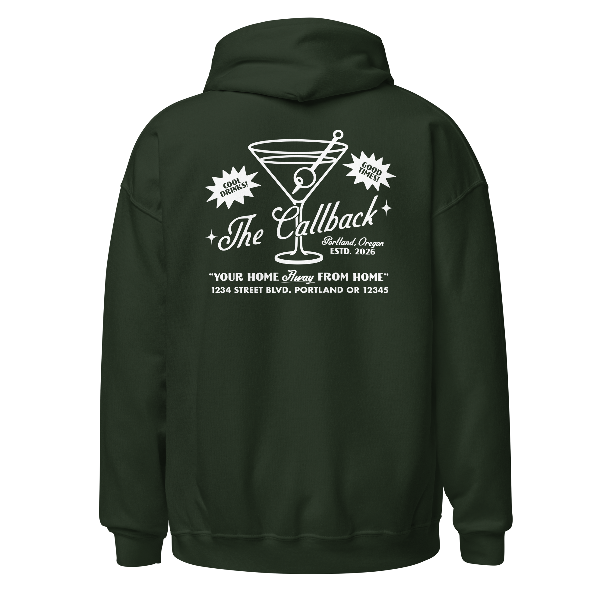 The Callback x Press Gang Cocktail Hoodie