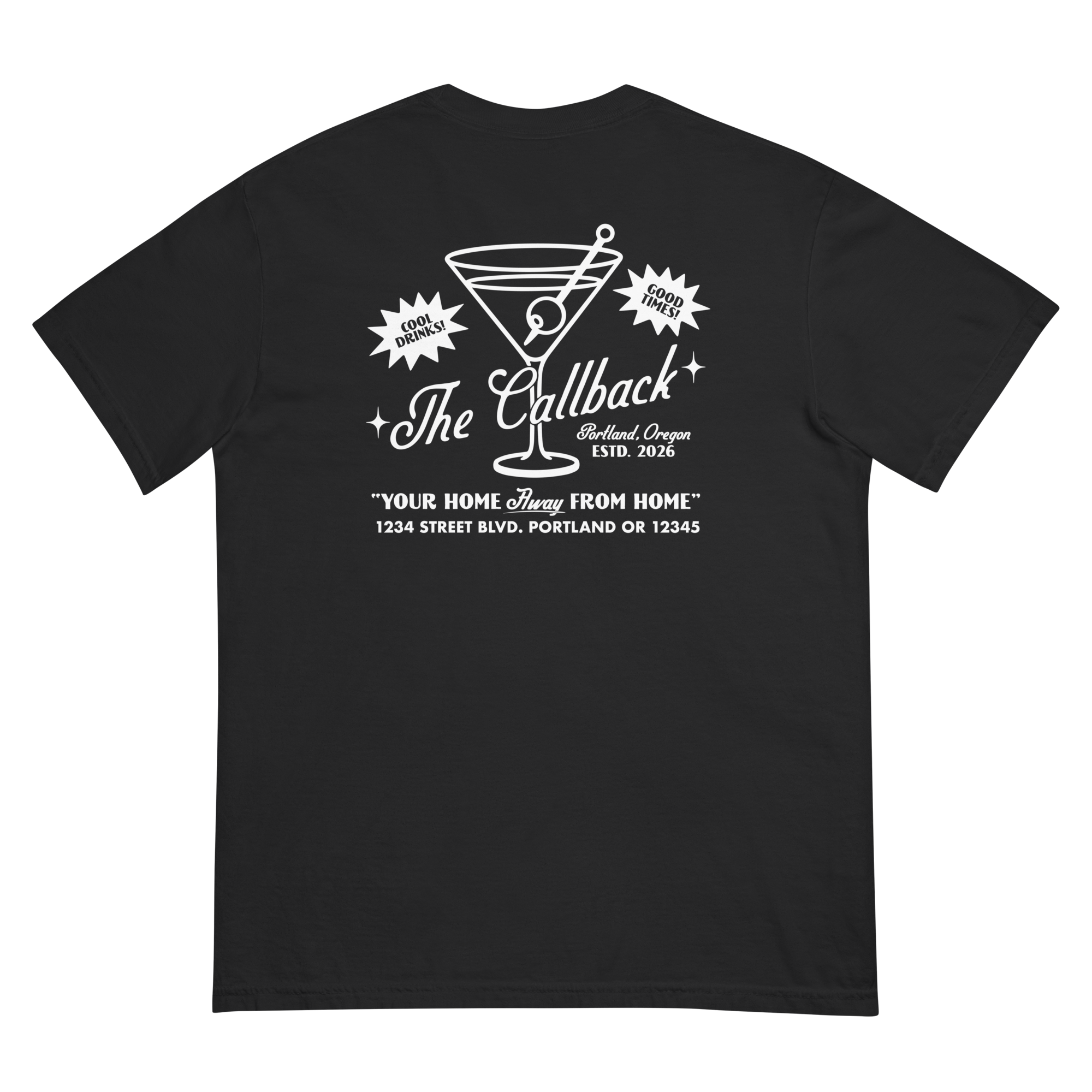 THE CALLBACK X PRESS GANG COCKTAIL TEE