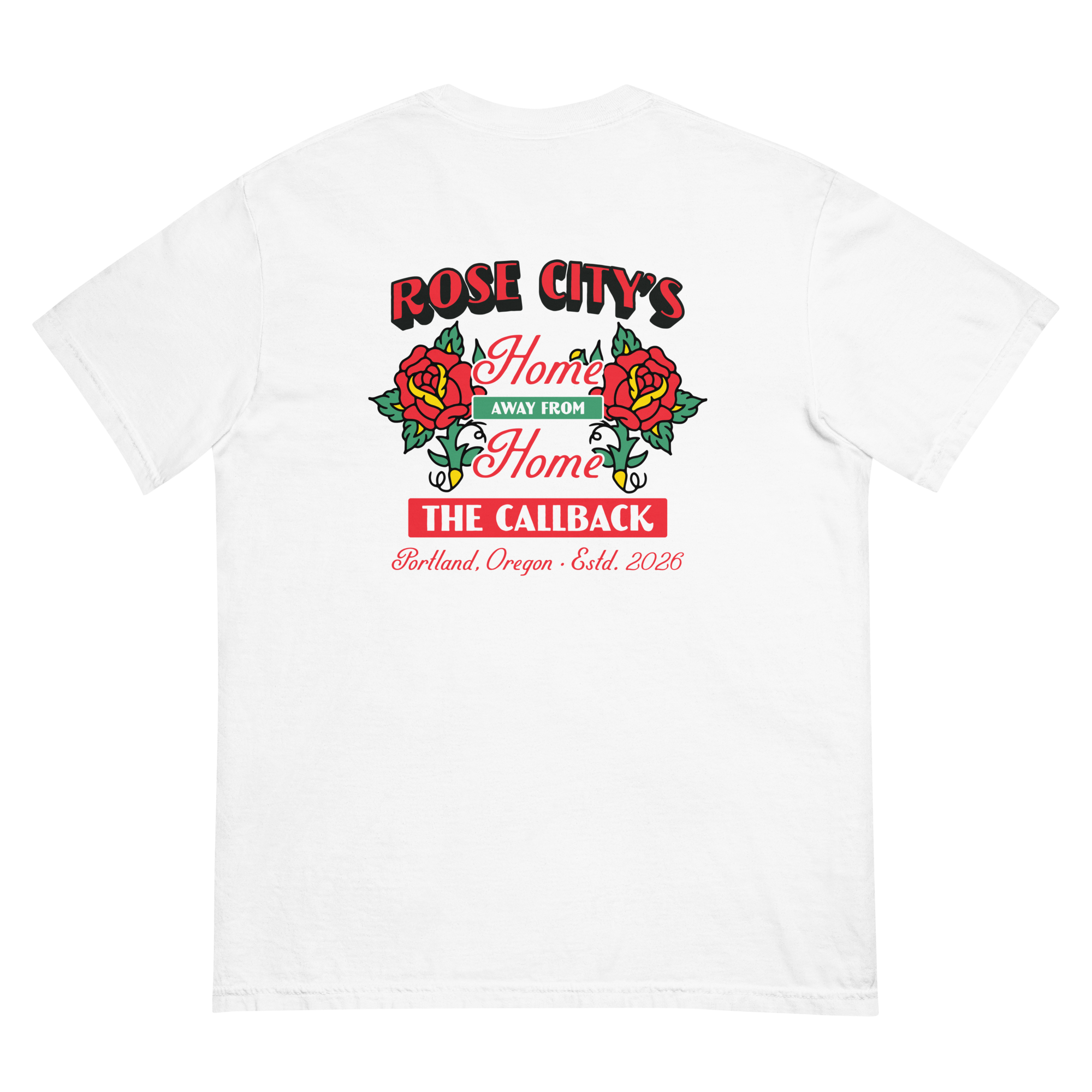 THE CALLBACK X PRESS GANG ROSE TEE