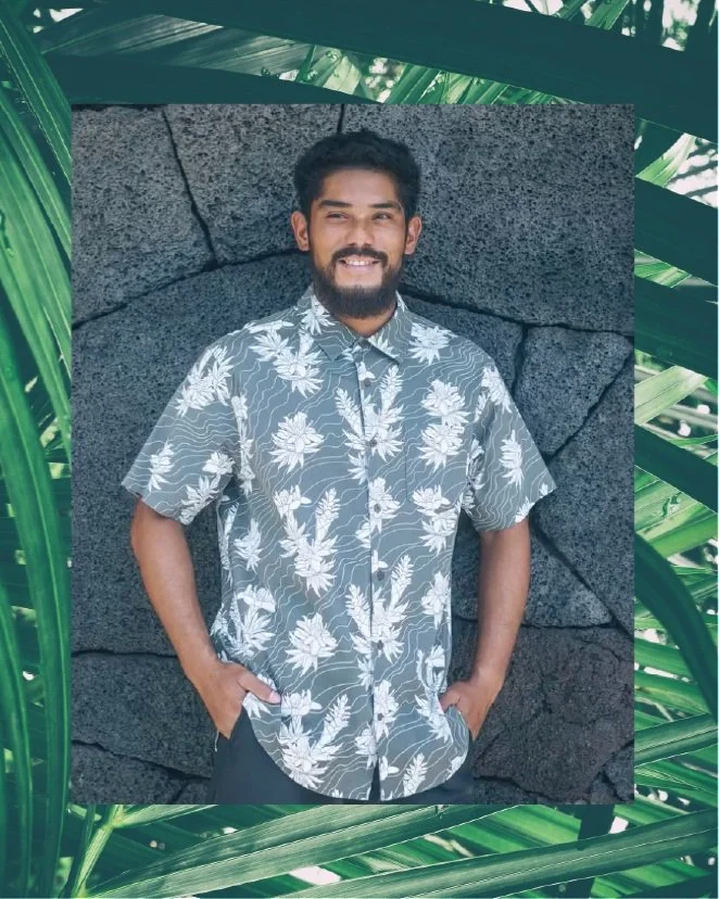 MANOA GARDEN // created during my time designing for Hurley / print named after the campus bar and restaurant at the University of Hawaii at Manoa