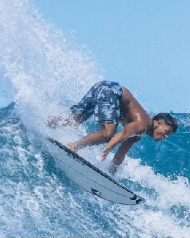 MANOA GARDEN PRINT / loving these pics of this print I created while with working at @hurley / looking good in the water and on land