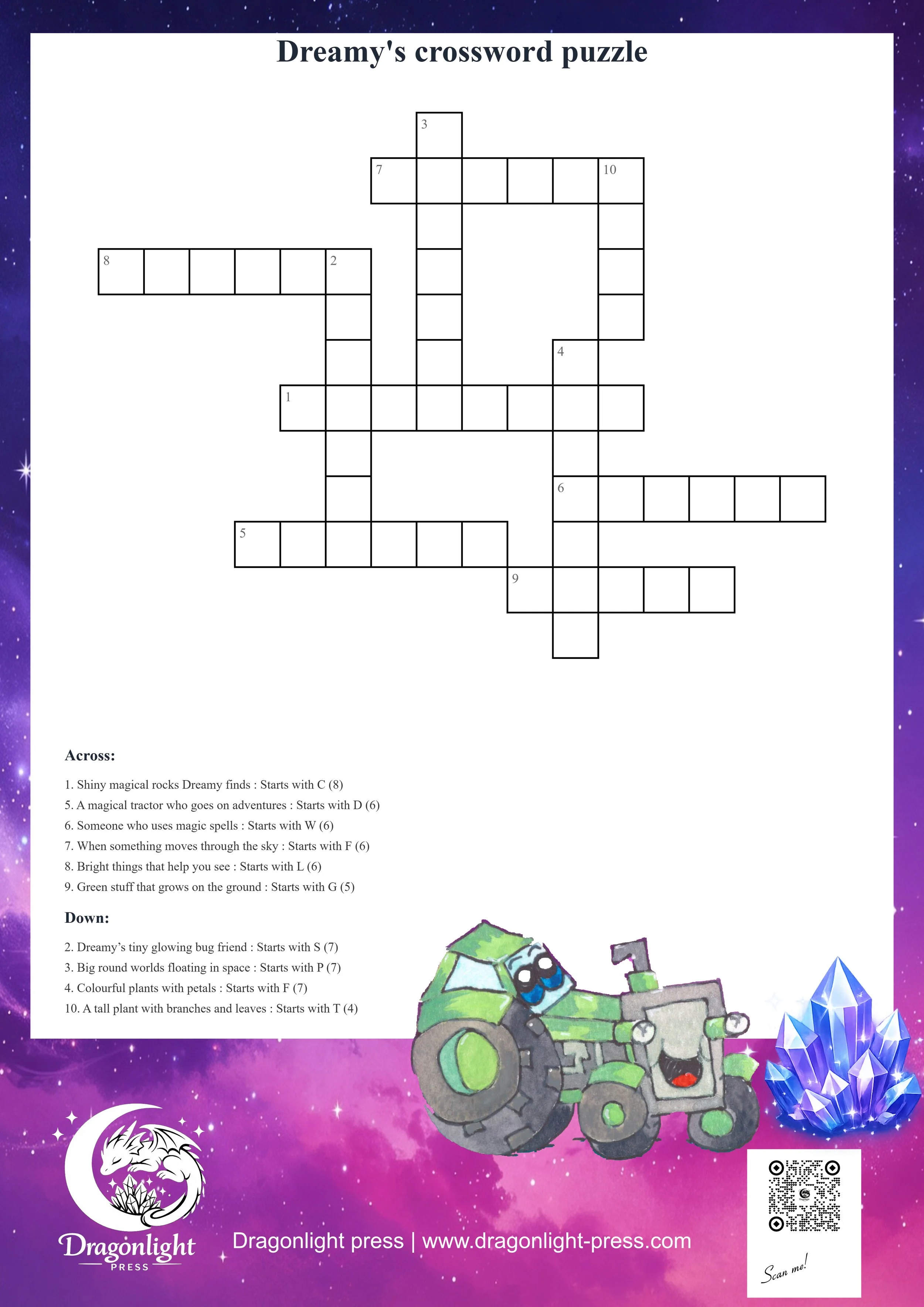 Dreamy's Crossword Puzzle