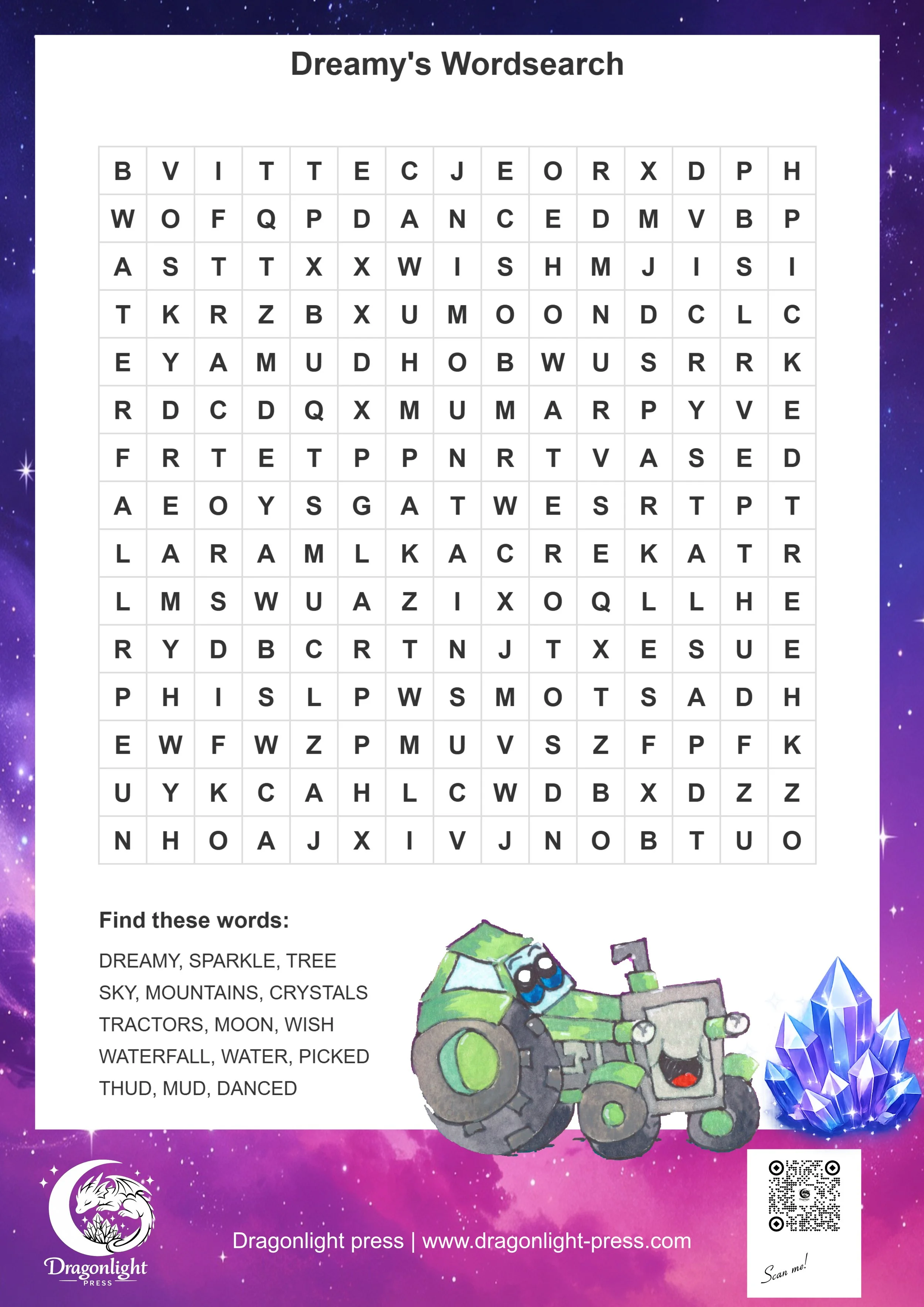 Dreamy's Wordsearch