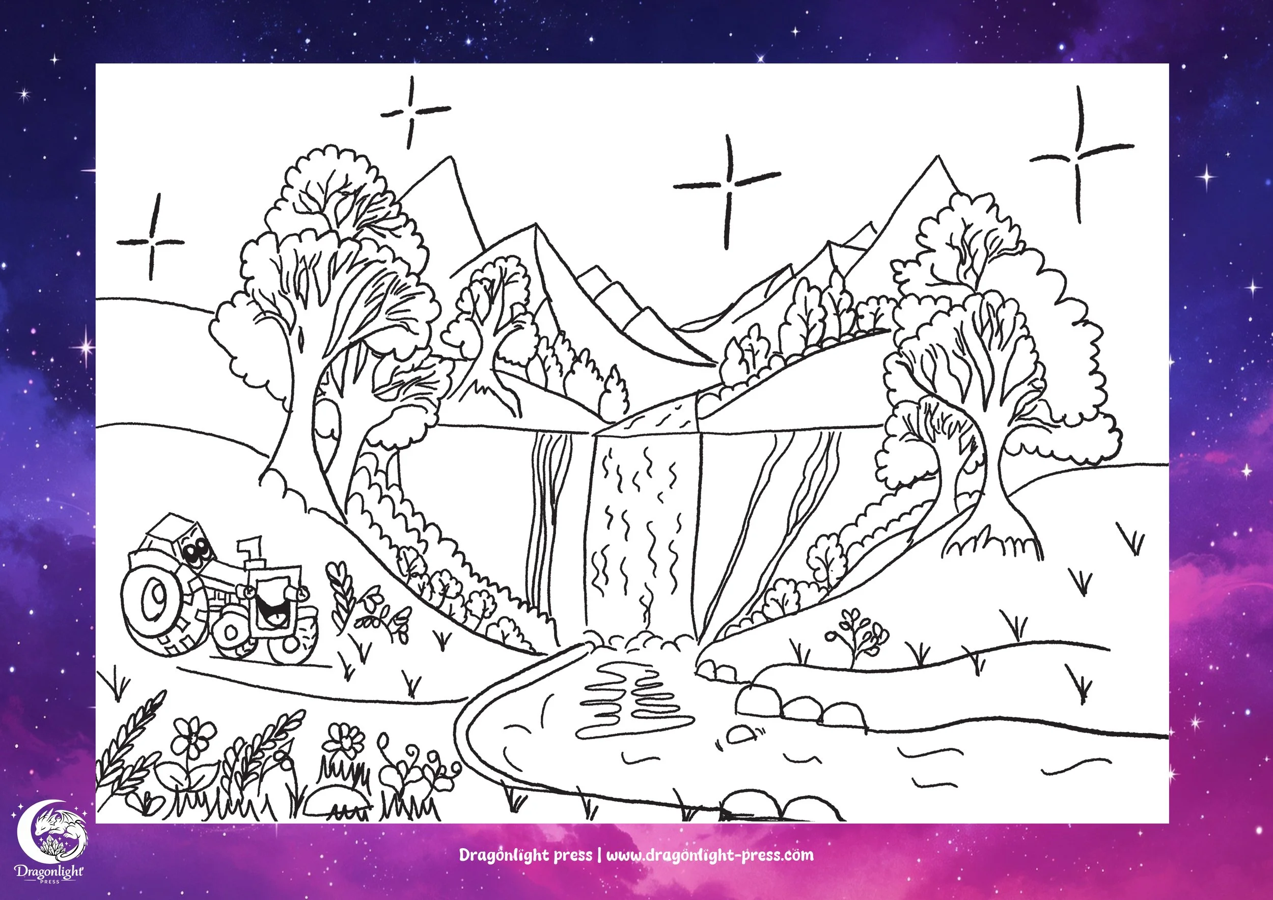 Dreamy Colouring sheet
