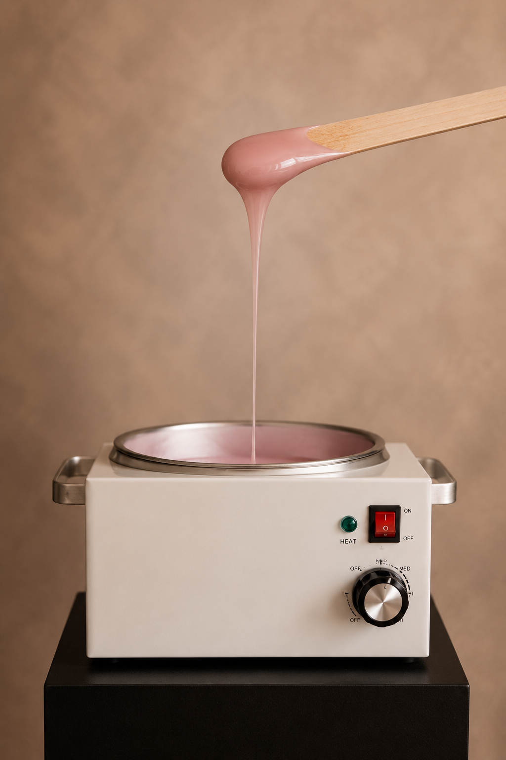 Professional hard wax used for Brazilian waxing at Cashmere Wax Studio