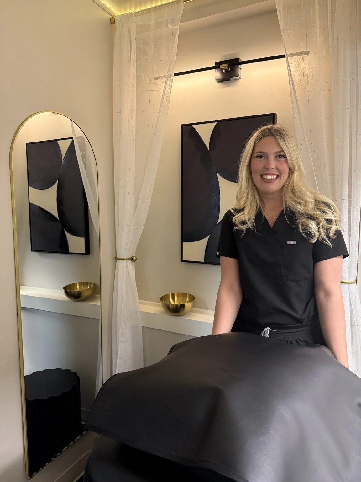 Mackenzie , licensed cosmetologist and Brazilian wax specialist at Cashmere Wax Studio in Lynchburg, Virginia.