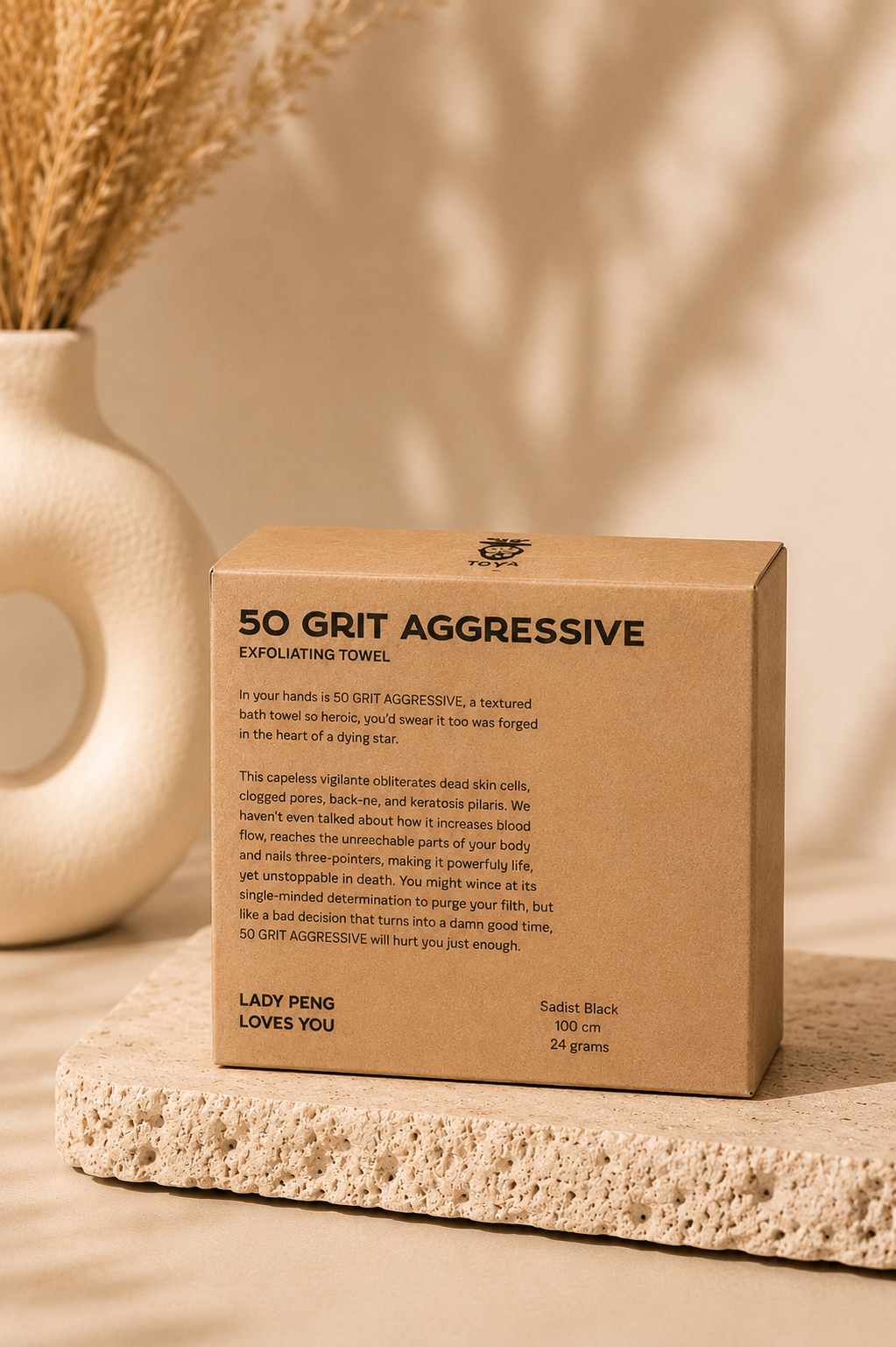 50 Grit Aggressive Exfoliating Towel