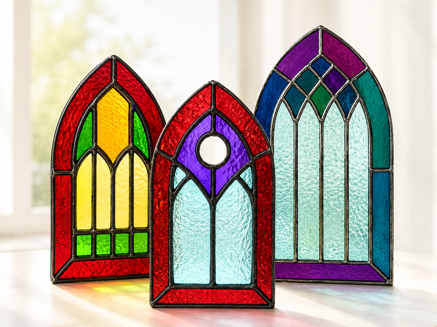 July (Mornings) Stained Glass Level 1:  July 20-23 10AM - 12PM