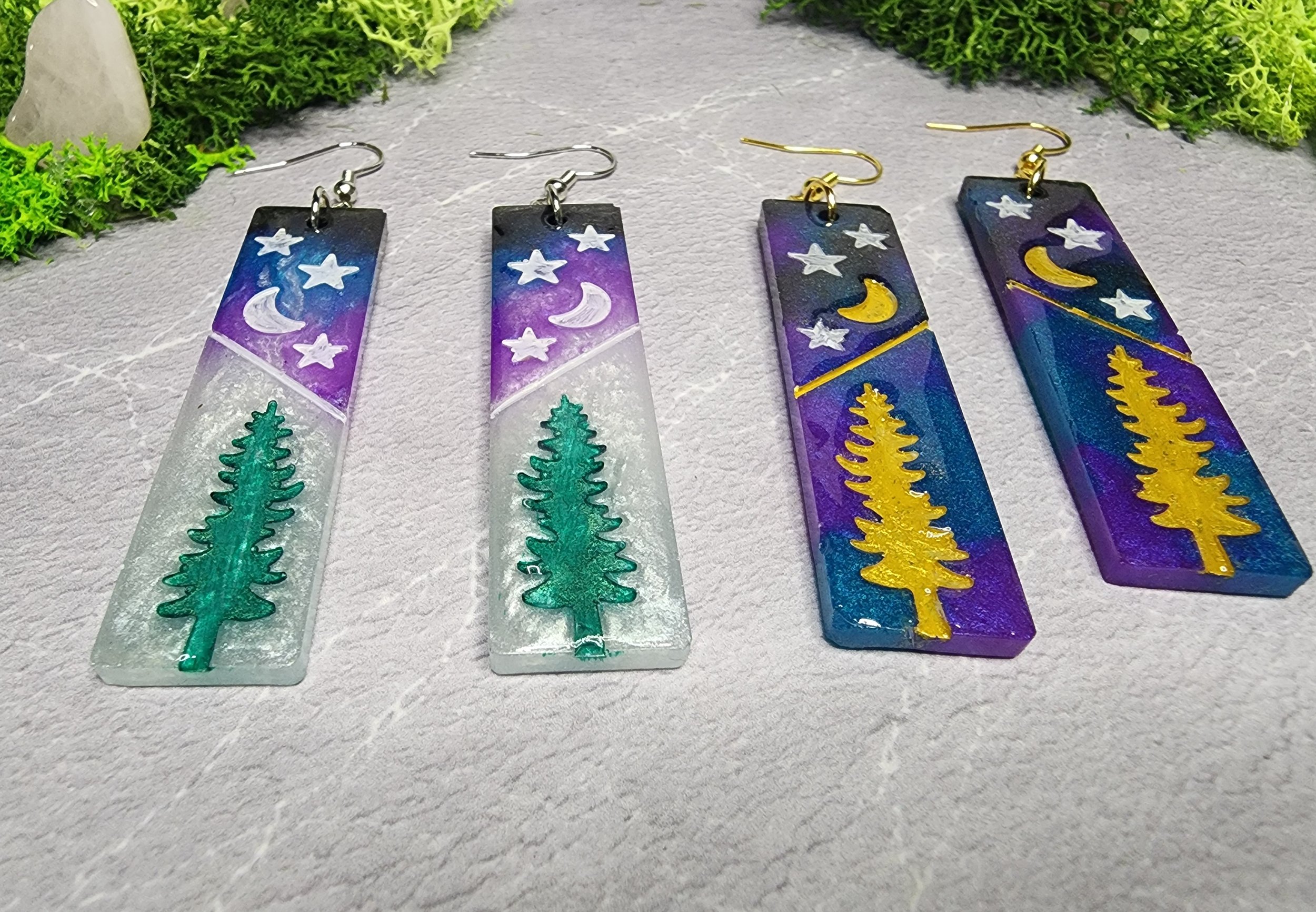 Midnight Forest Earrings