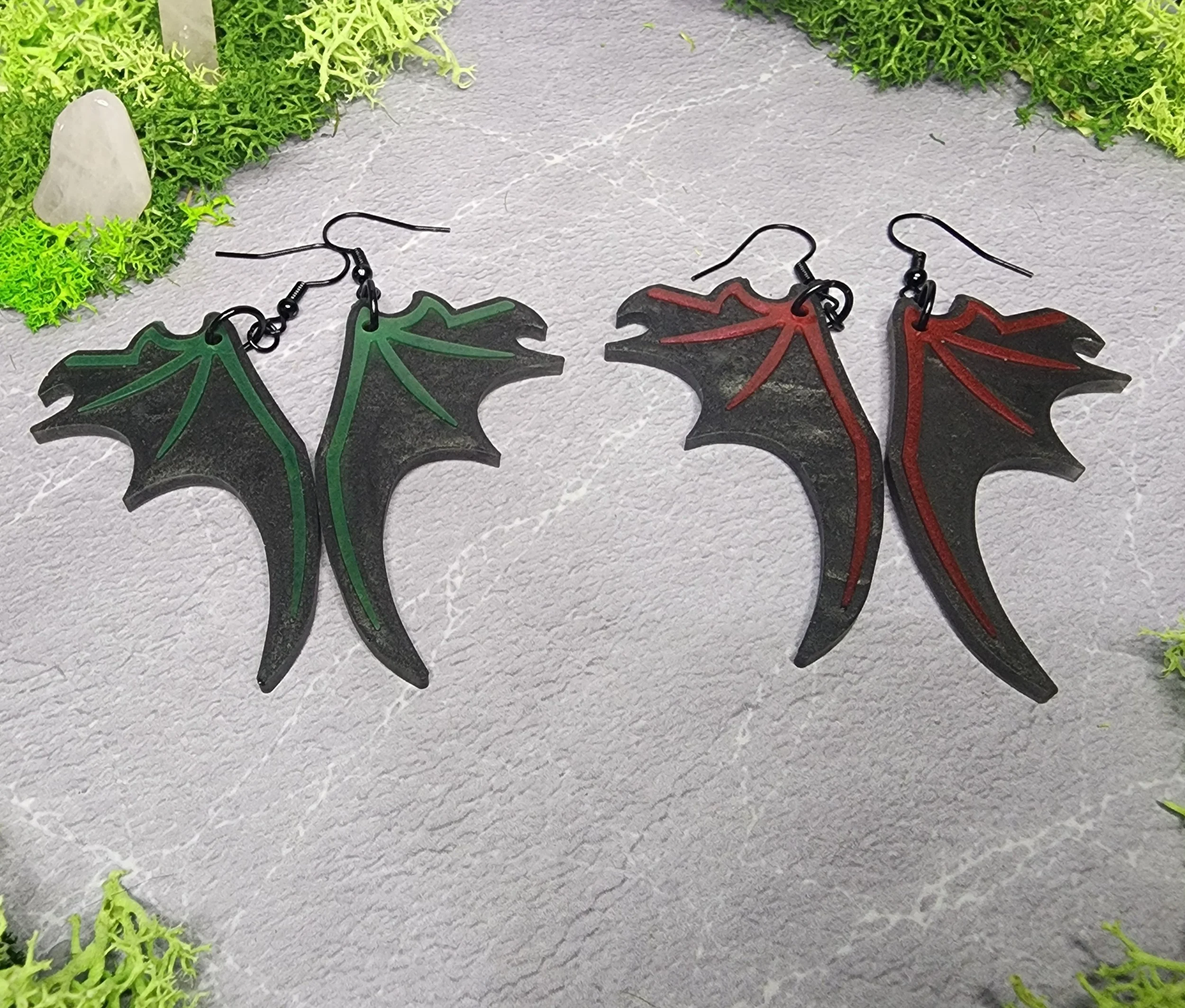 Wyvern Wing Earrings