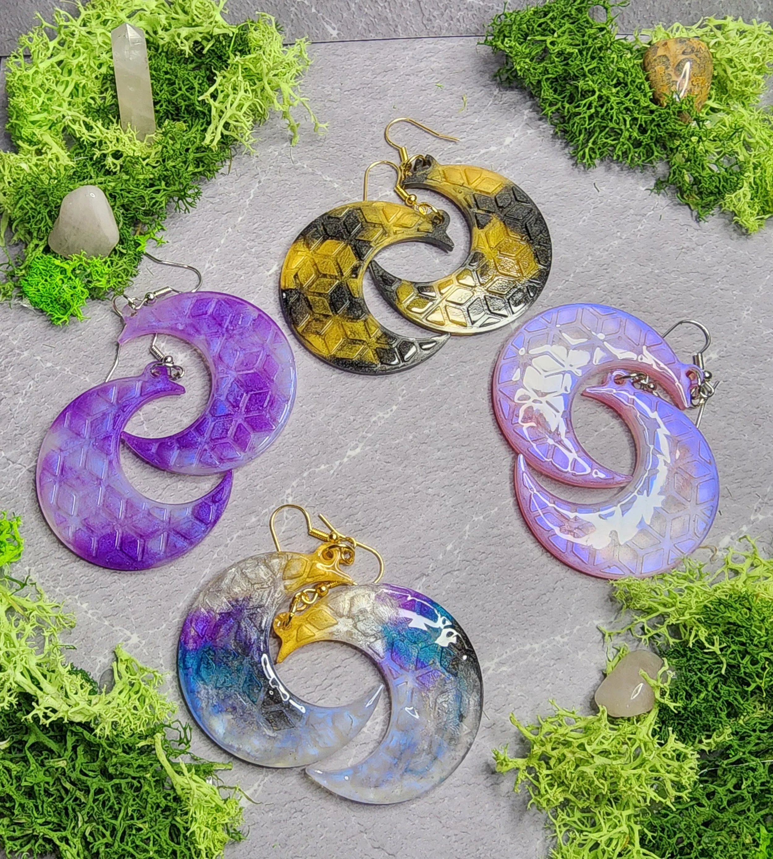 Lunar Halo Earrings