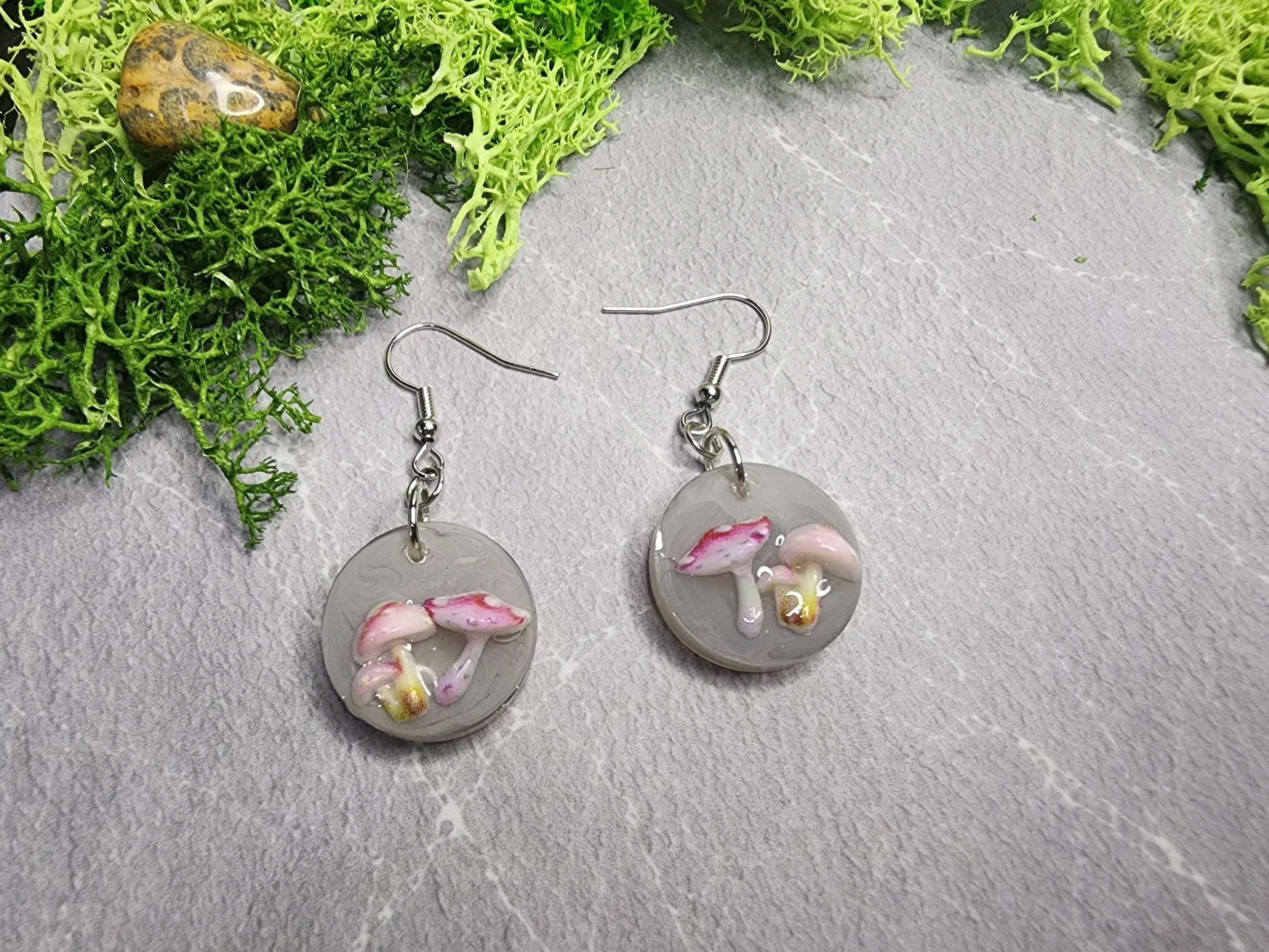 Enchanted Mushroom Earrings