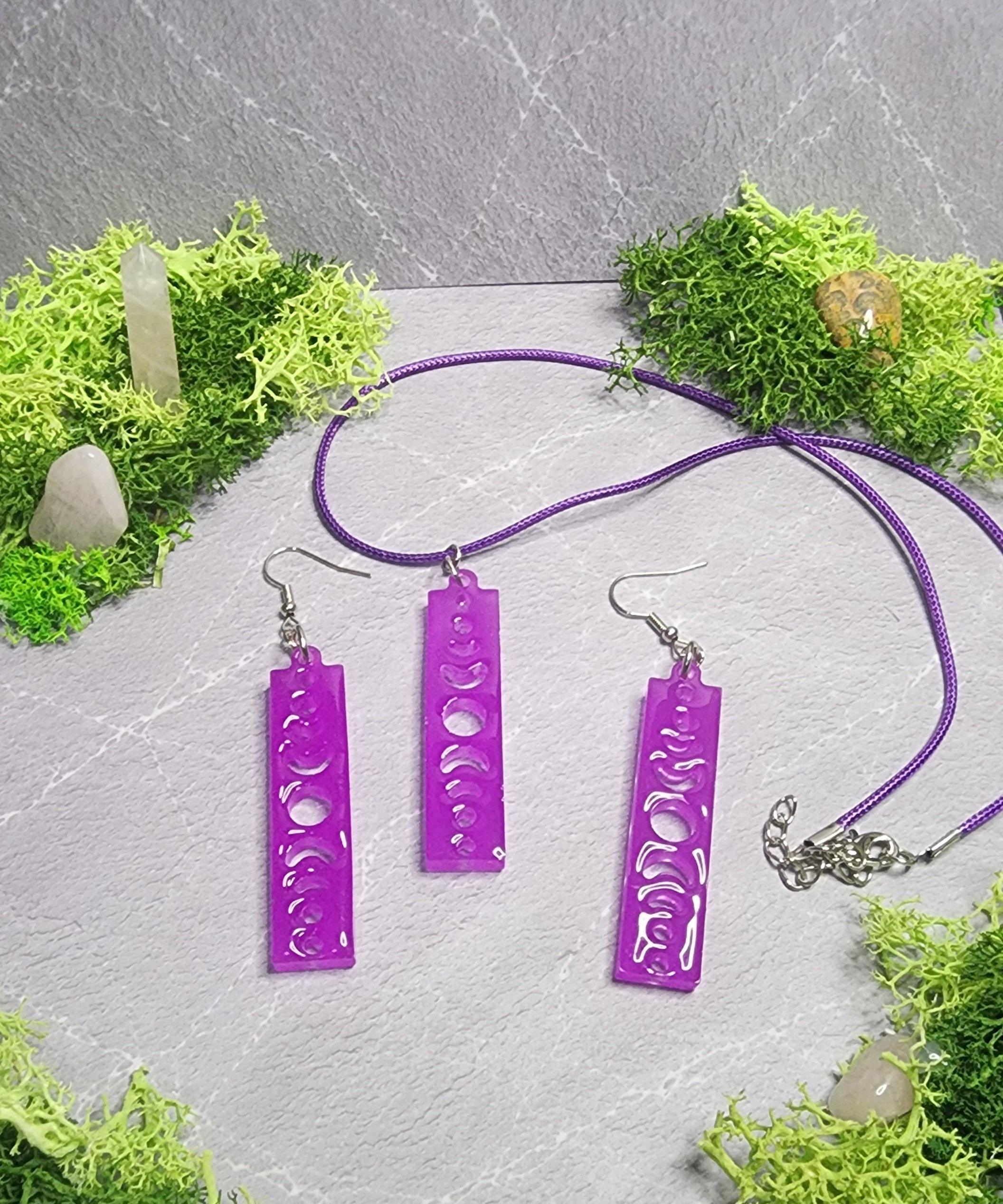 Moon Phase Jewelry Set