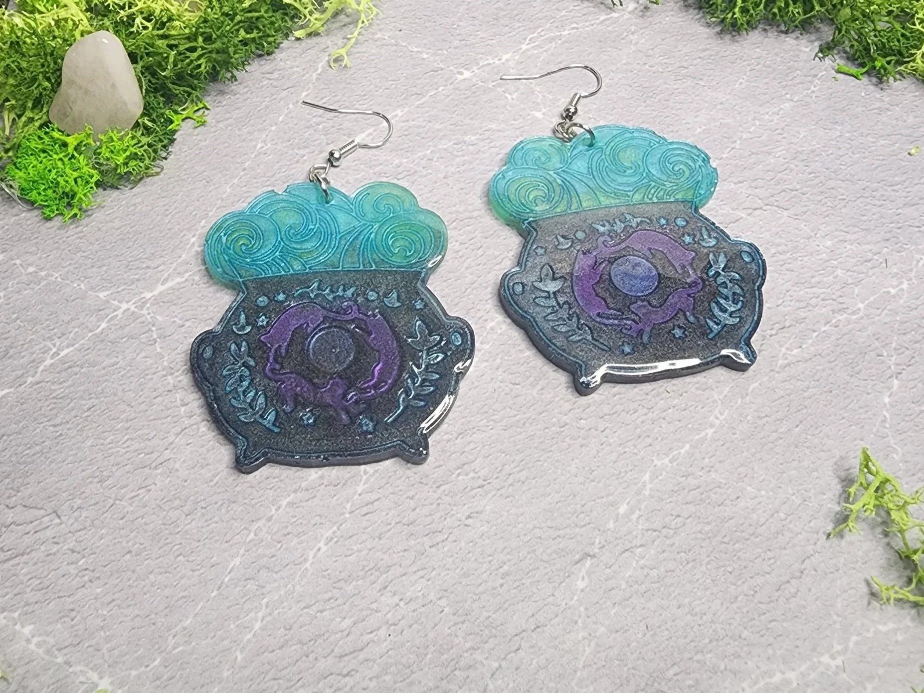 Mystic Cauldron Earrings