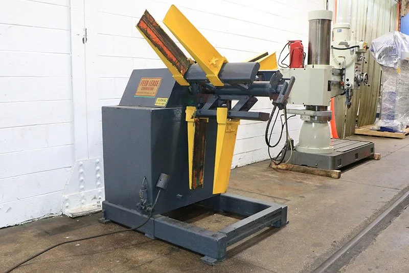 4,000 Lb. X 18" Feed Lease PR-4M-18 Motorized Uncoiler