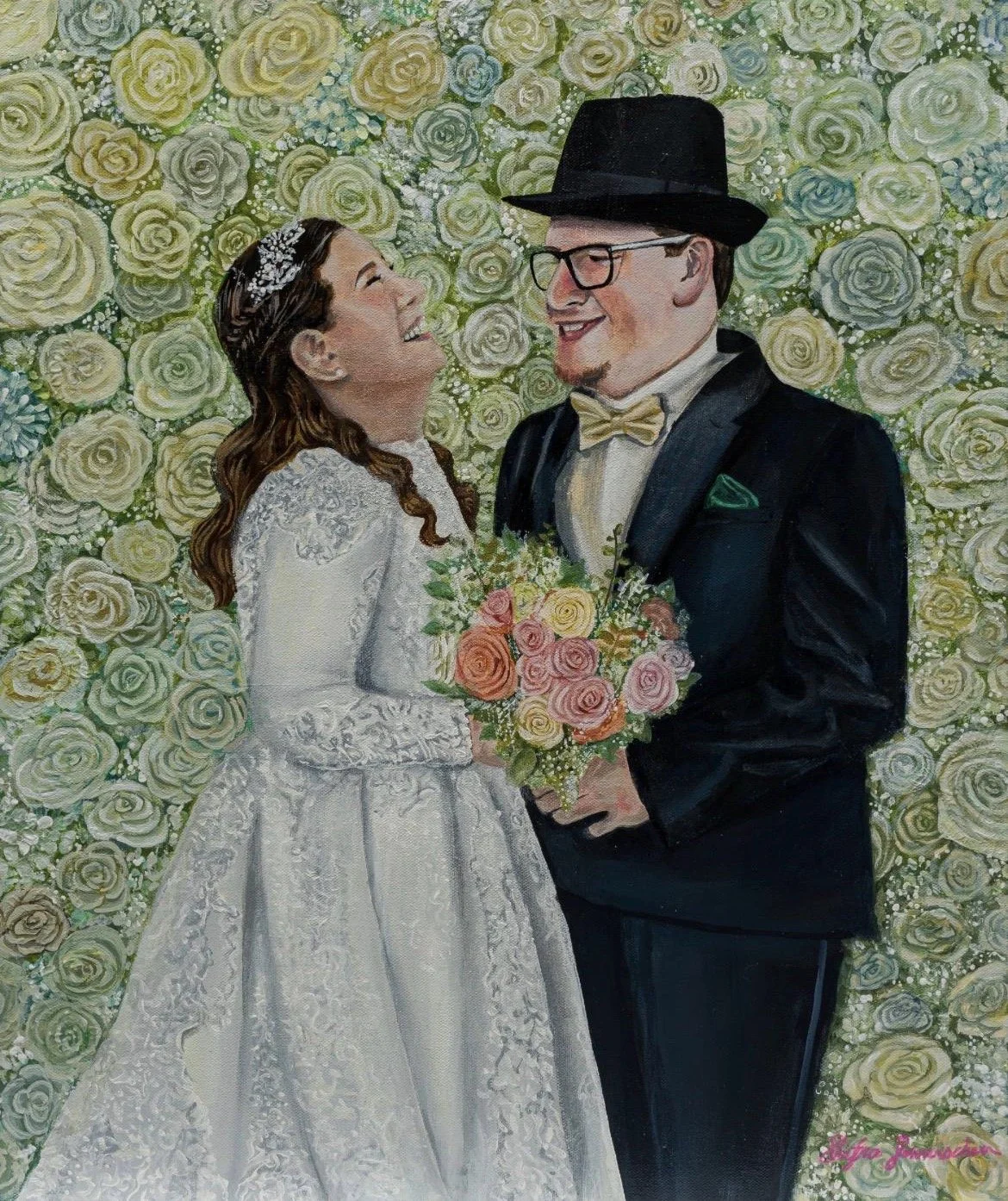 Live Wedding Painting