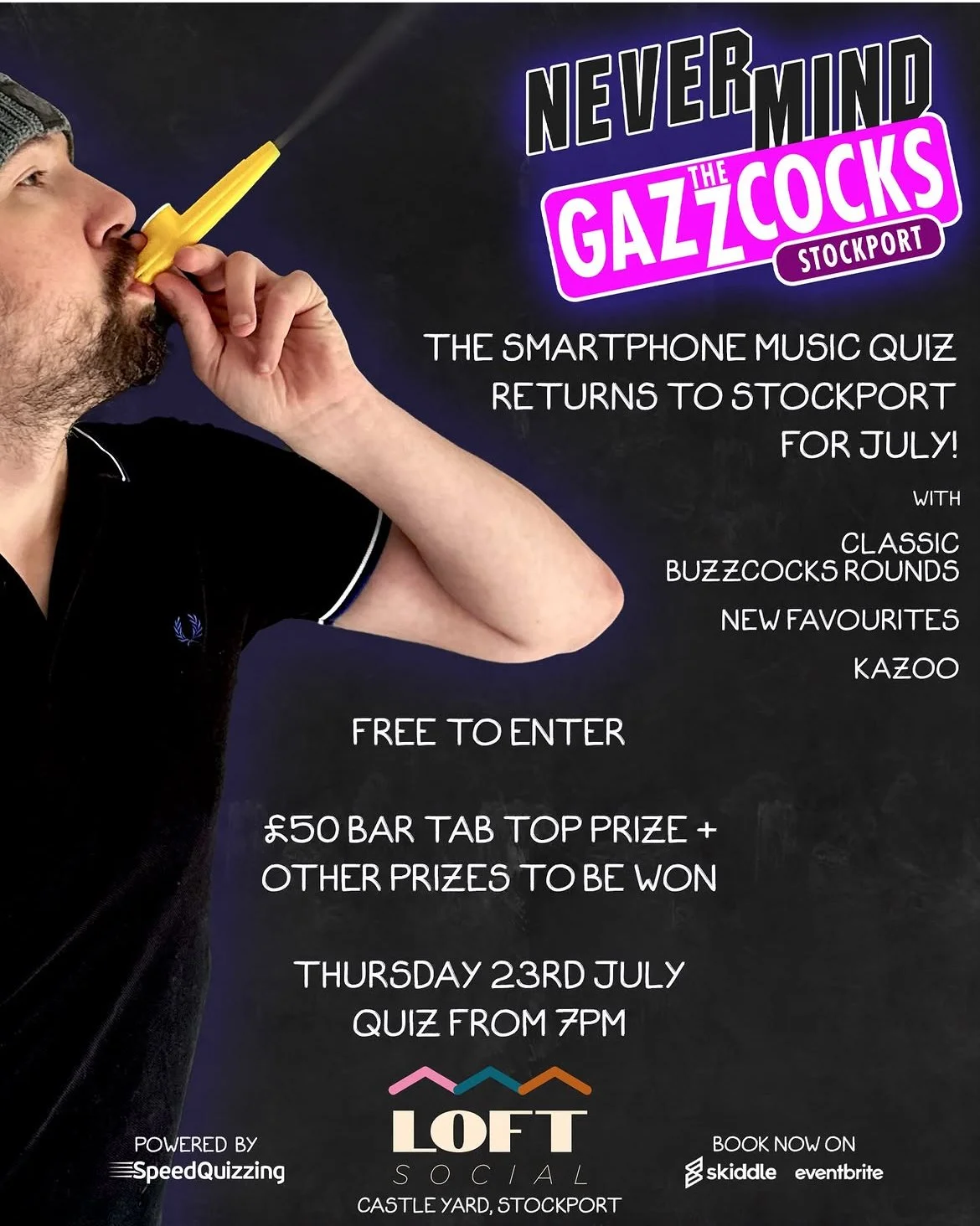 Never Mind The Gazzcocks - Music Quiz