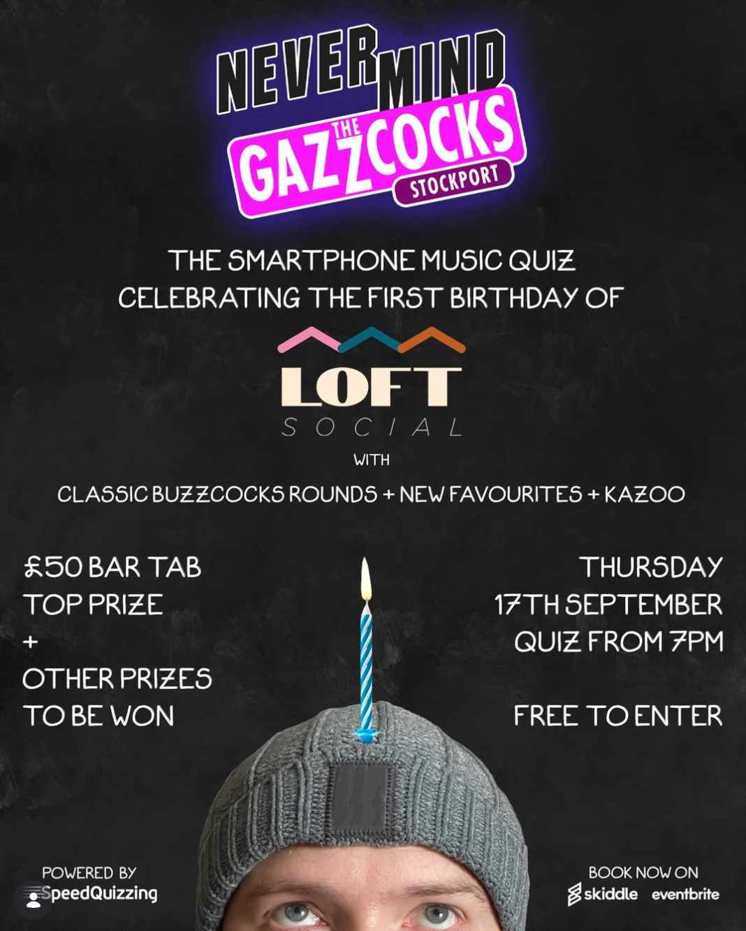 Never Mind The Gazzcocks Quiz
