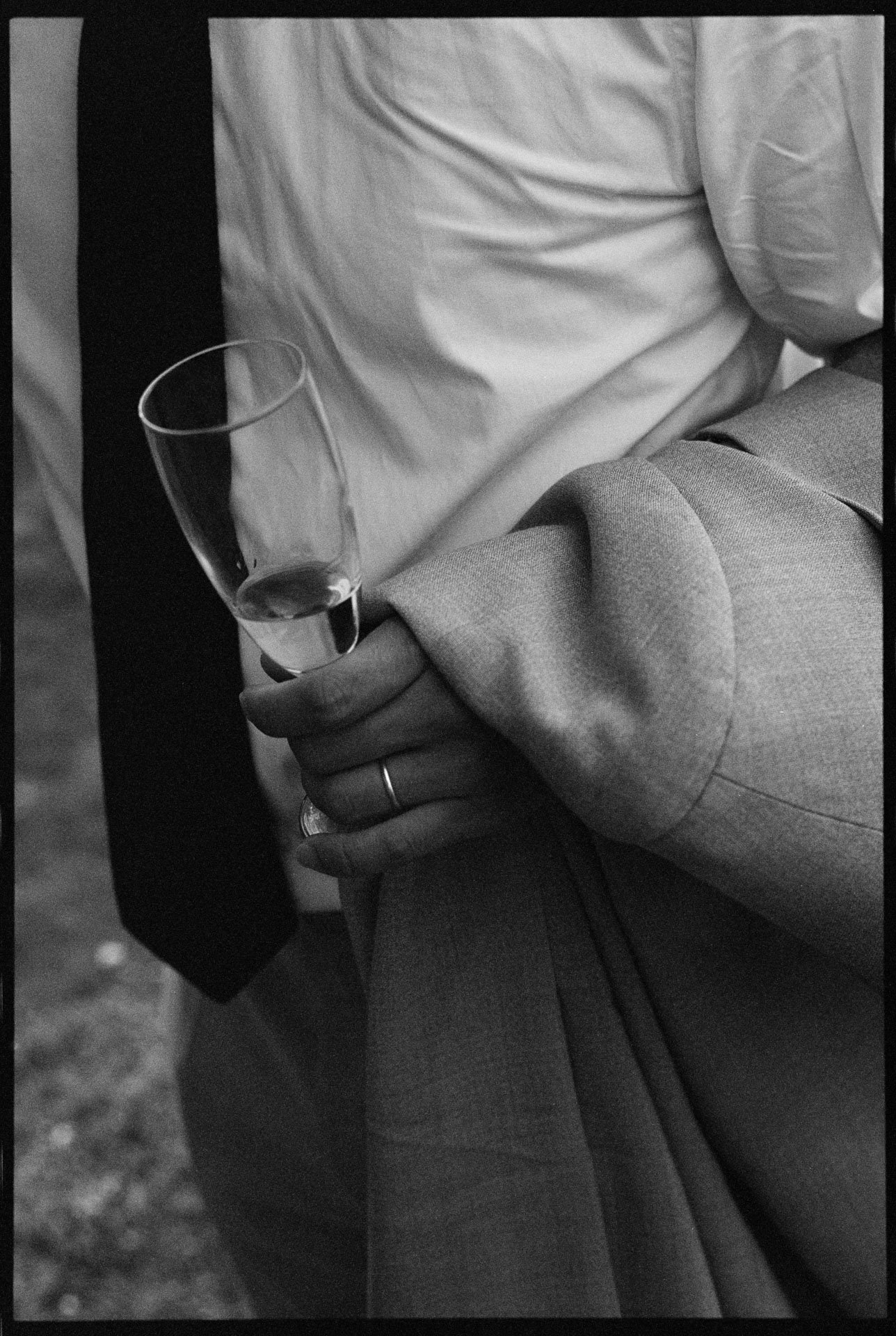 cocktail sur pellicule noir et blanc Ilford hp5+