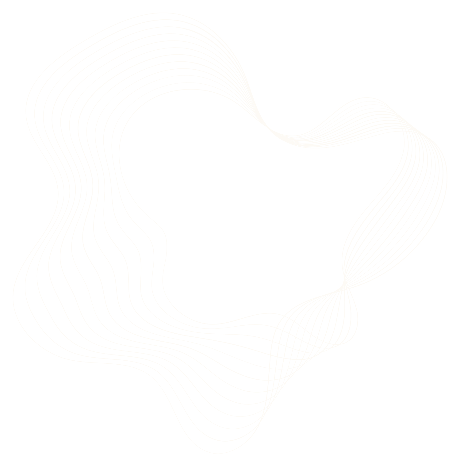 Abstract digital artwork with white flowing lines on a black background forming wave-like shapes.